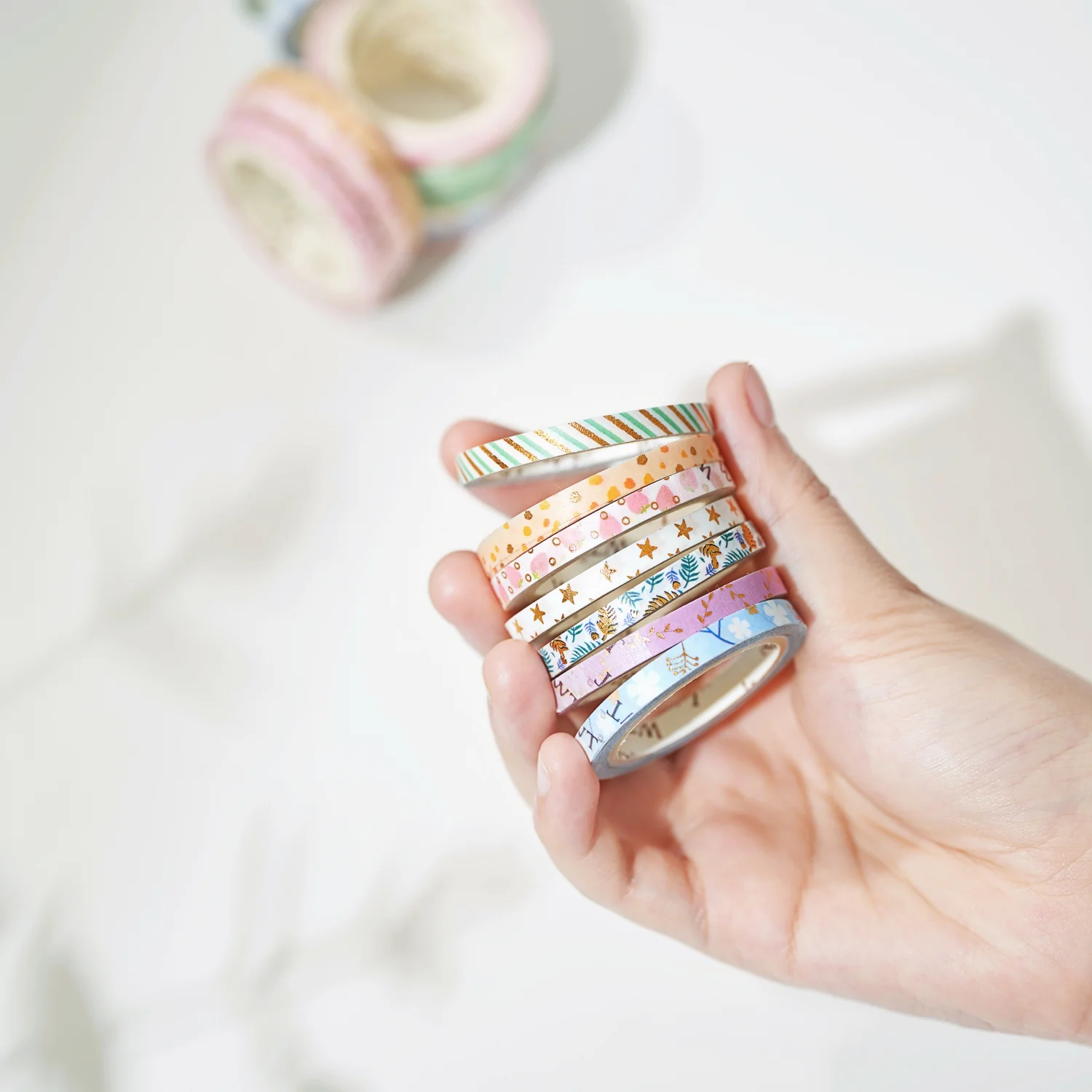 20 piece Summer Slim Washi Tape Set - Image 5
