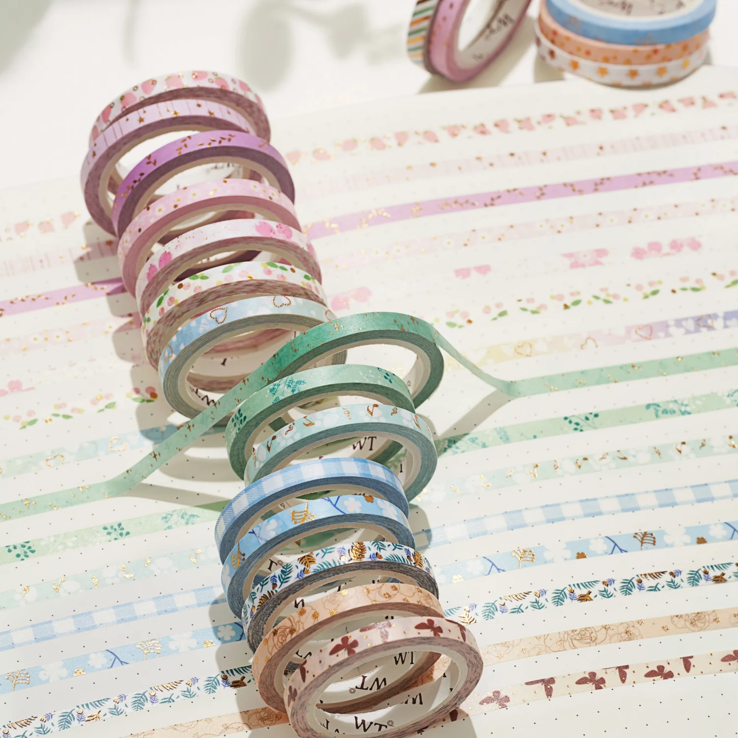 20 piece Summer Slim Washi Tape Set - Image 7
