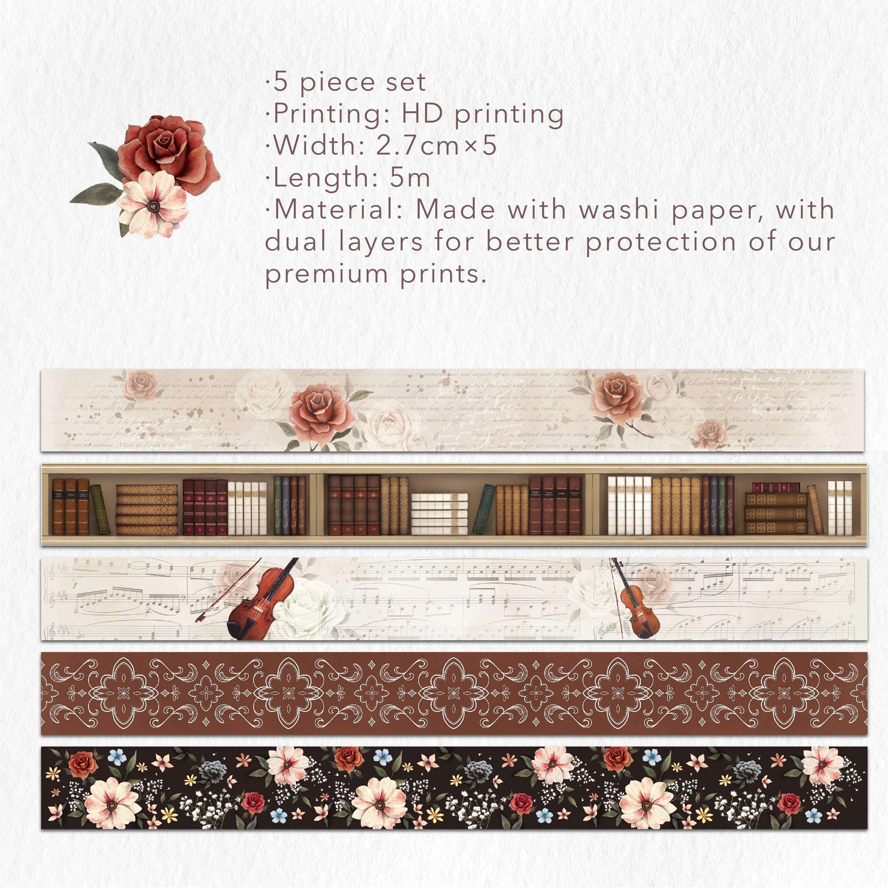 Academia Washi Tape Set - Image 11