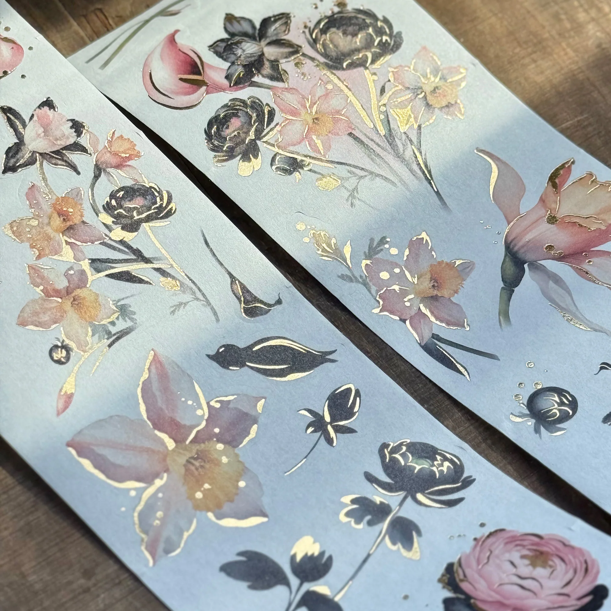 Auric Rose Washi Tape Sticker Set (GILDED) - Image 4