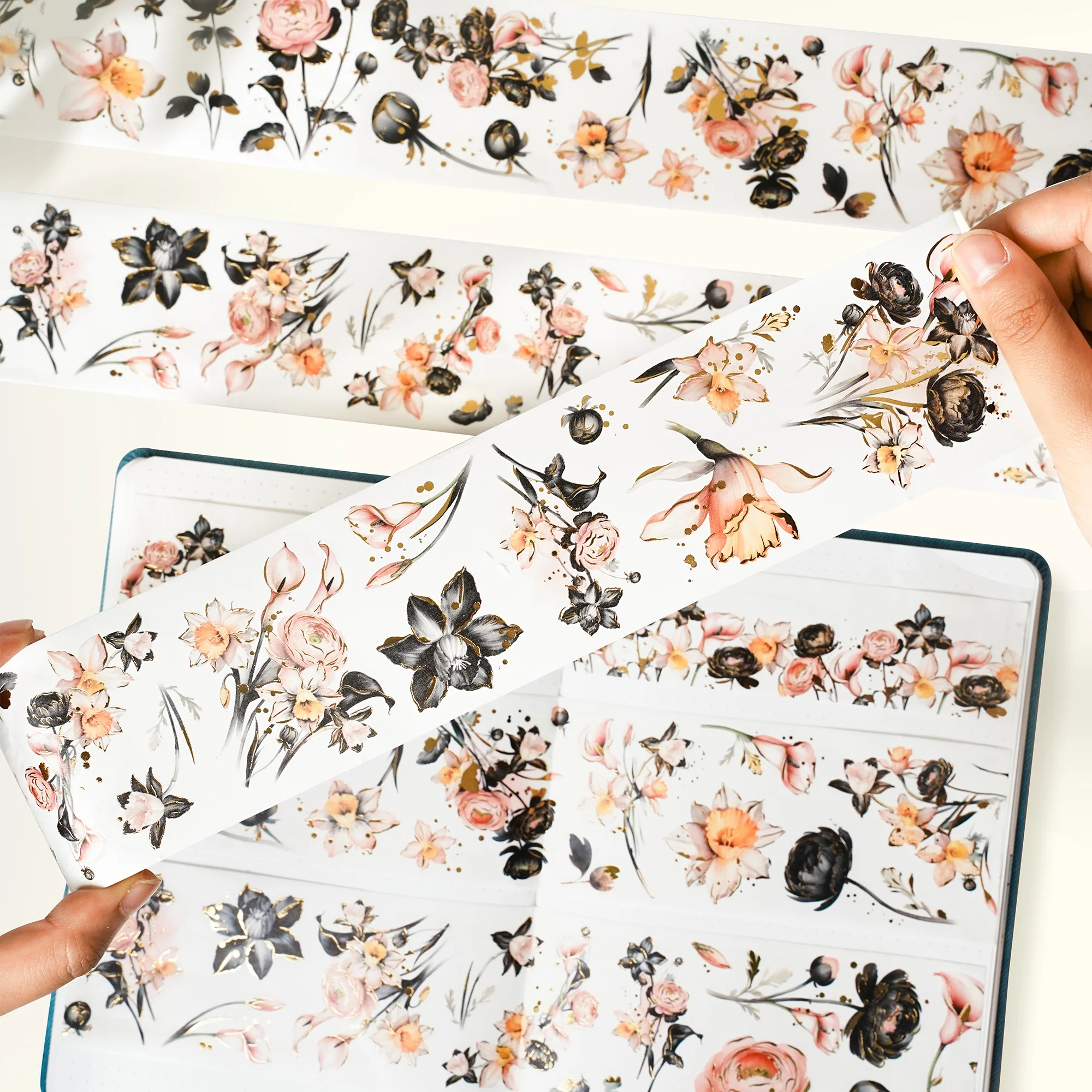 Auric Rose Washi Tape Sticker Set (GILDED) - Image 9