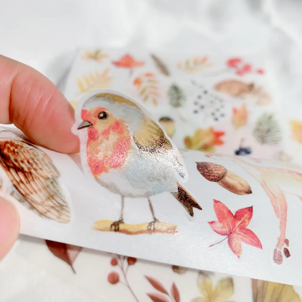 Autumn Light Washi Paper Sticker Set - Image 2