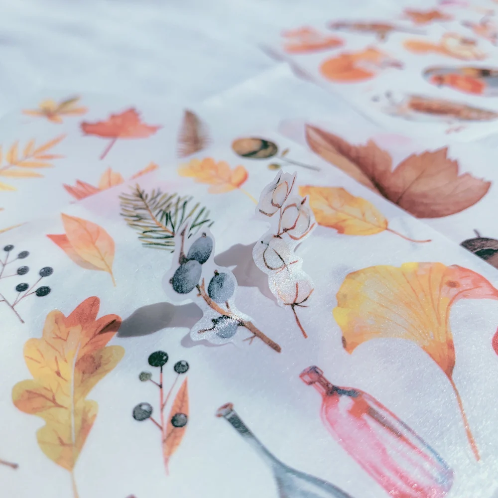 Autumn Light Washi Paper Sticker Set - Image 4