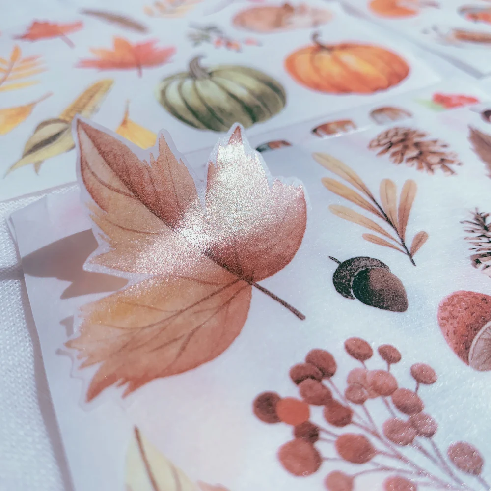 Autumn Light Washi Paper Sticker Set - Image 5