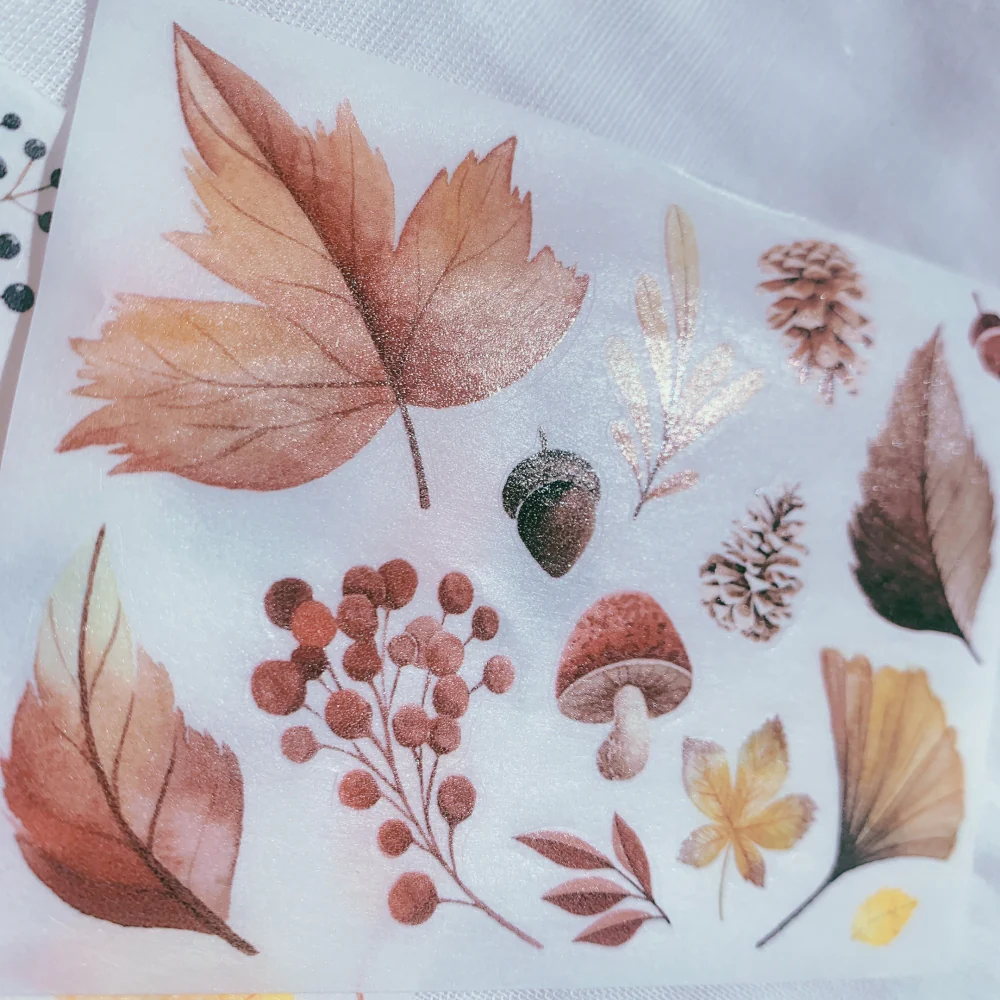 Autumn Light Washi Paper Sticker Set - Image 7