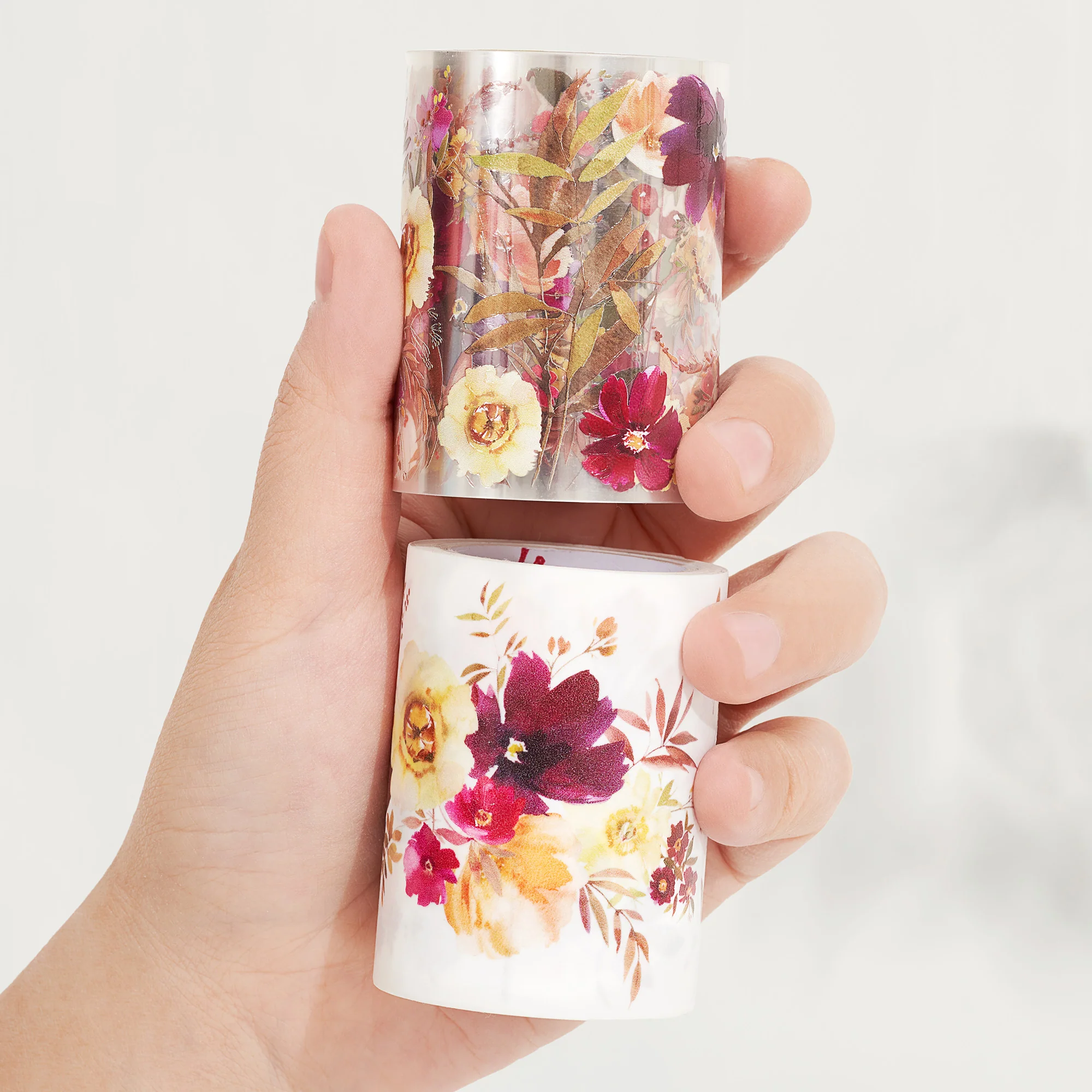 Autumn Rose Wide Washi/PET Tape - Image 3