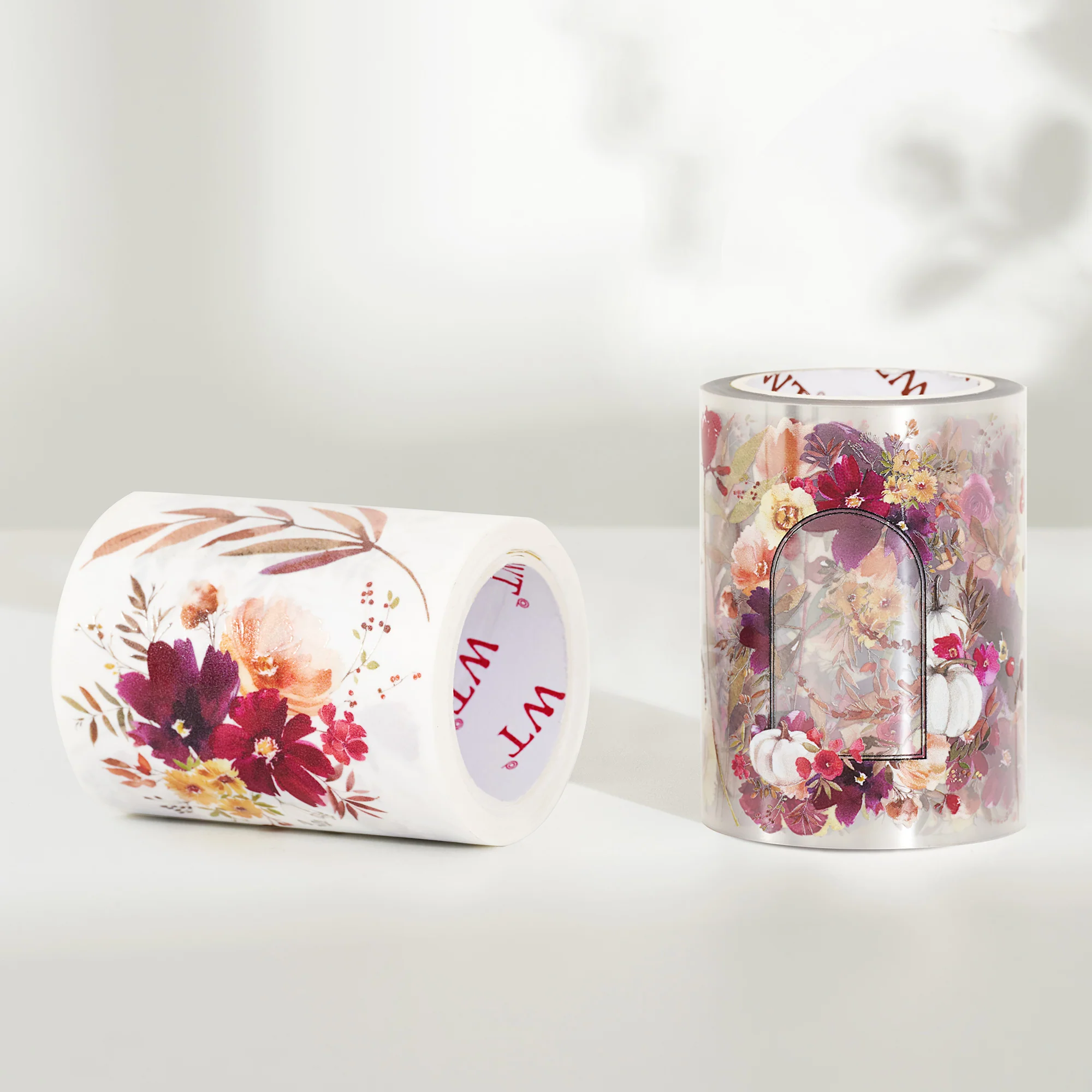Autumn Rose Wide Washi/PET Tape - Image 4