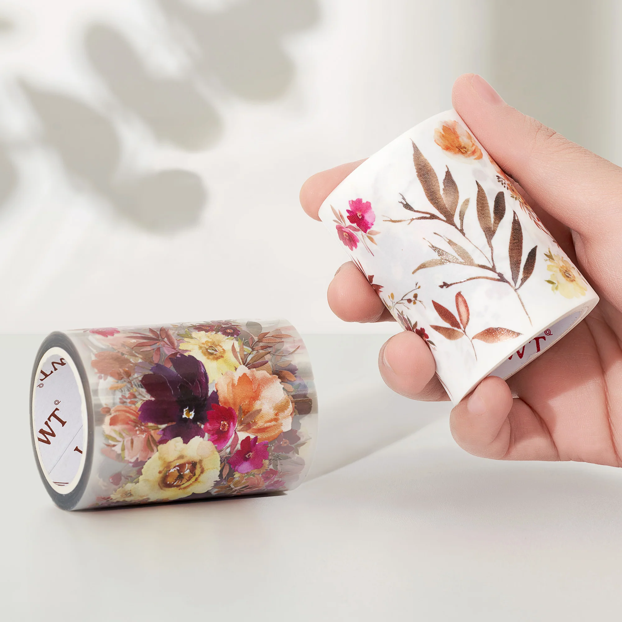 Autumn Rose Wide Washi/PET Tape - Image 5