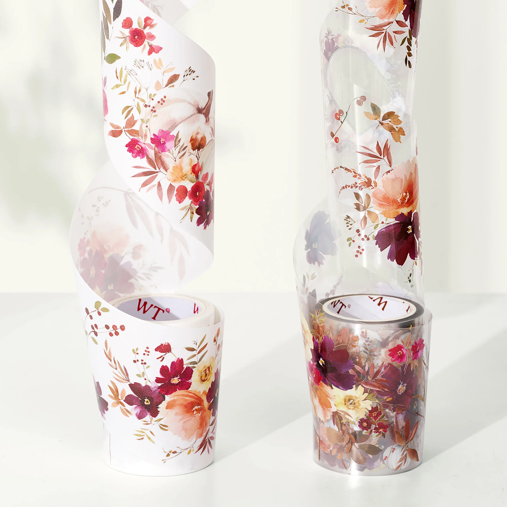 Autumn Rose Wide Washi/PET Tape - Image 6