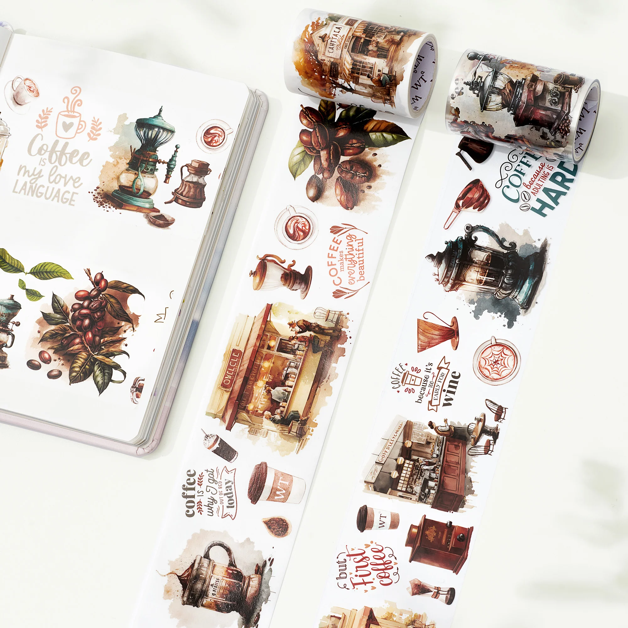 Caffeine Canvas Wide Washi/PET Tape - Image 3