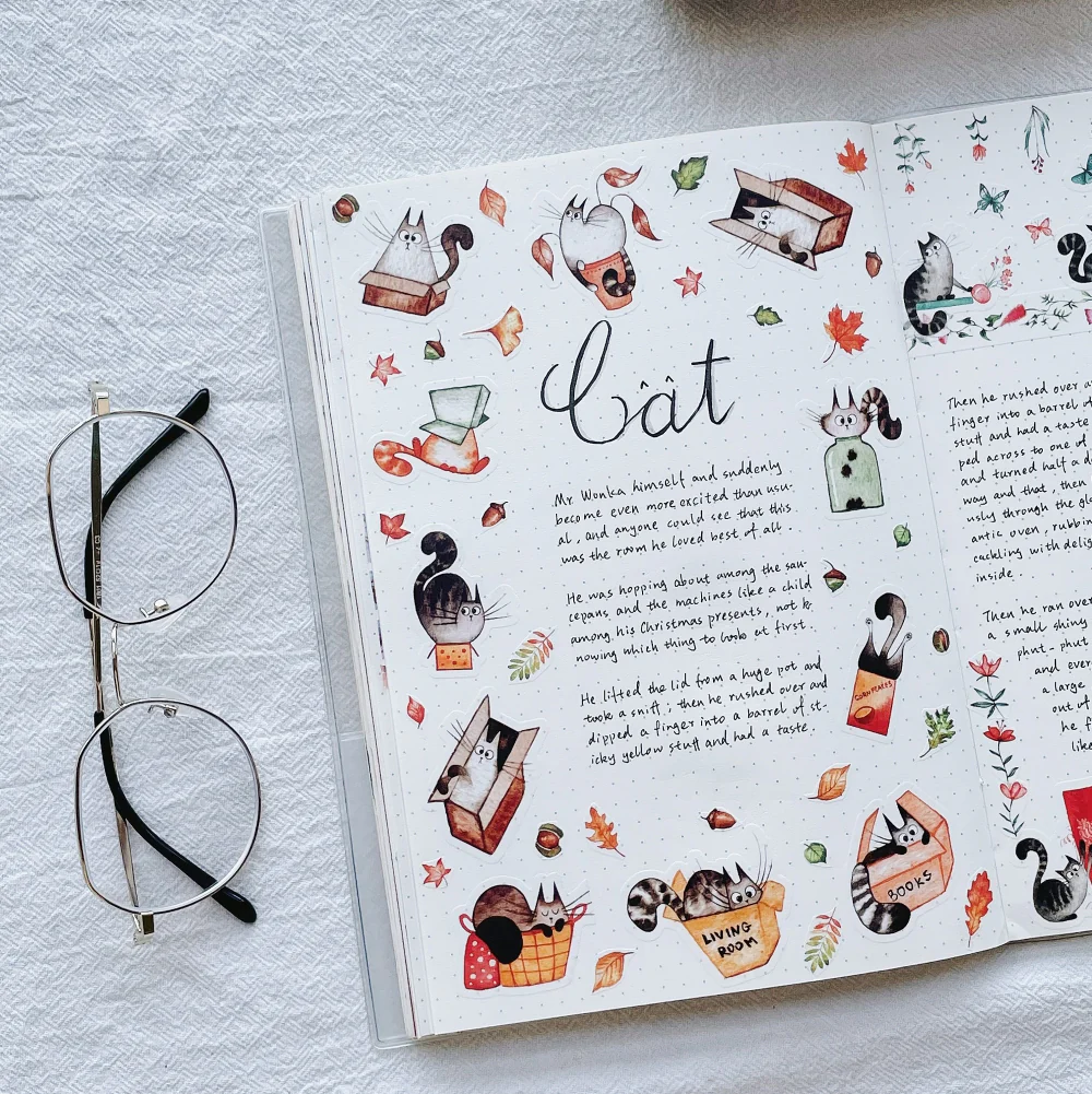 Chonky Cat Washi Tape Sticker Set - Image 11
