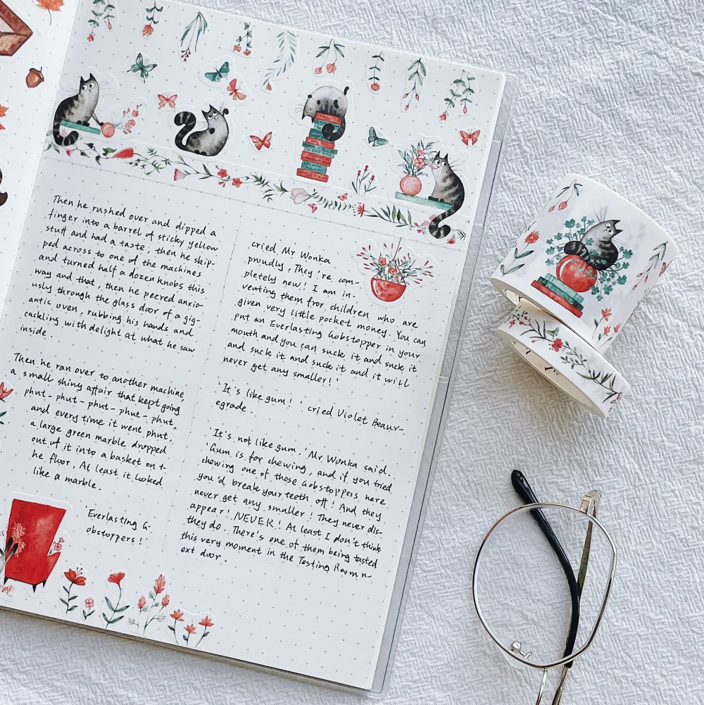 Chonky Cat Washi Tape Sticker Set - Image 12