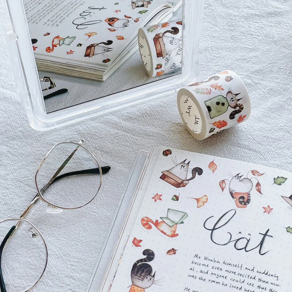 Chonky Cat Washi Tape Sticker Set - Image 15