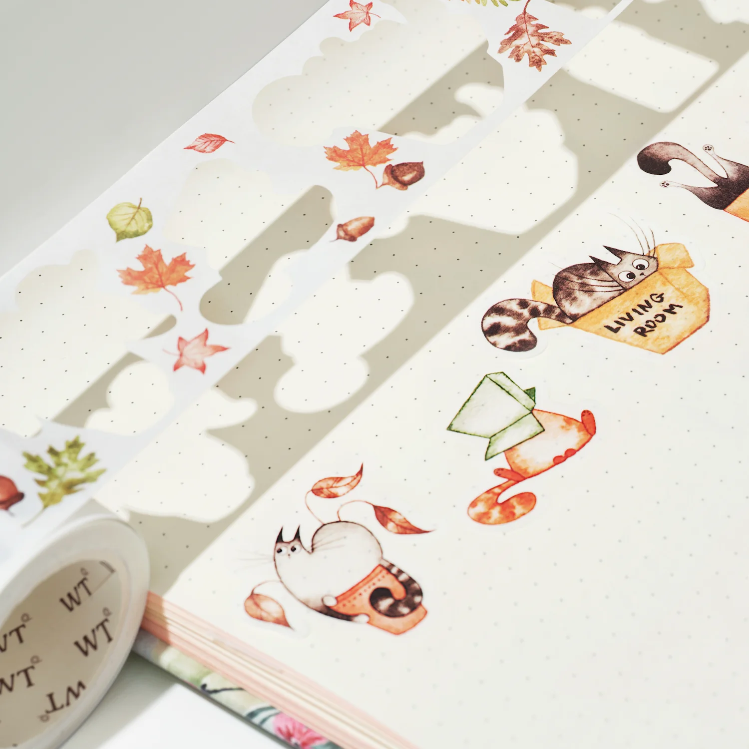Chonky Cat Washi Tape Sticker Set - Image 5