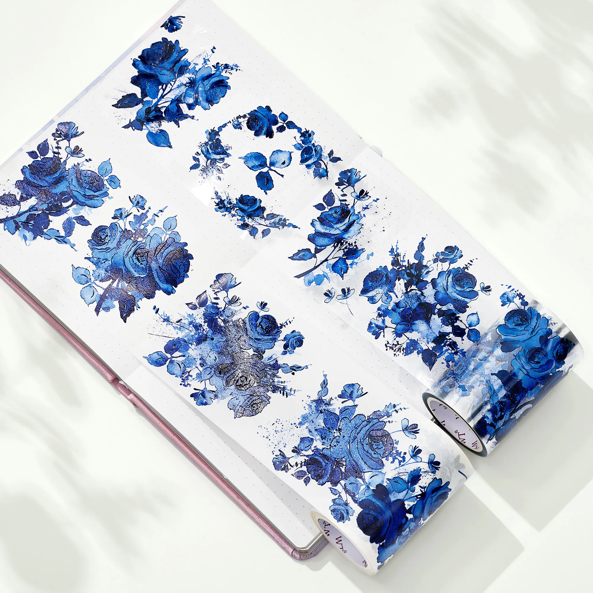 Cobalt Blue Wide Washi/PET Tape - Image 3