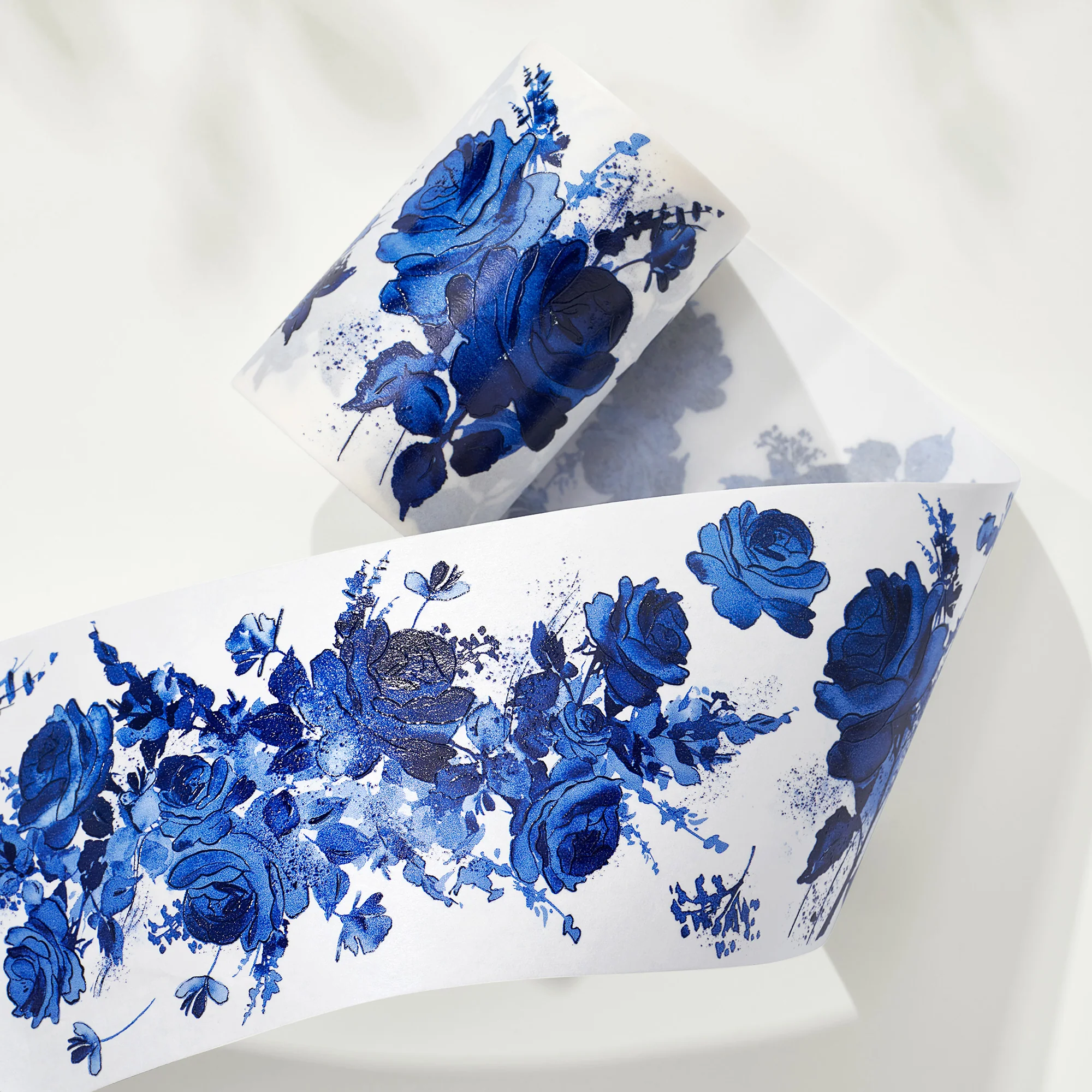 Cobalt Blue Wide Washi/PET Tape - Image 5