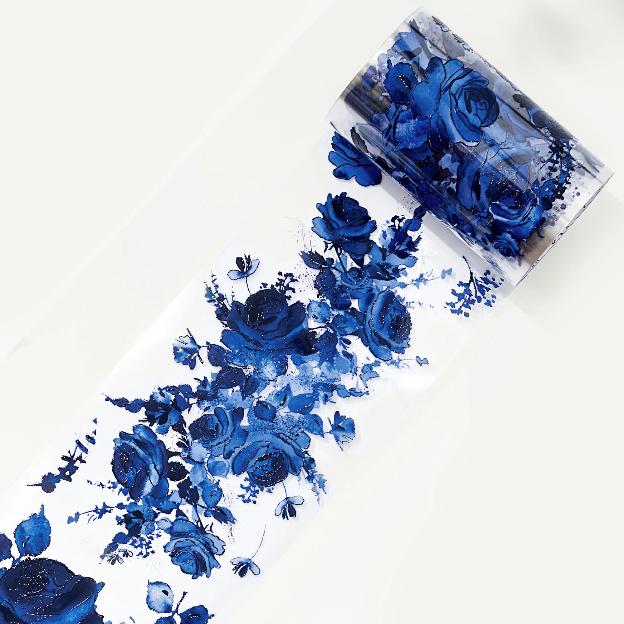 Cobalt Blue Wide Washi/PET Tape - Image 9