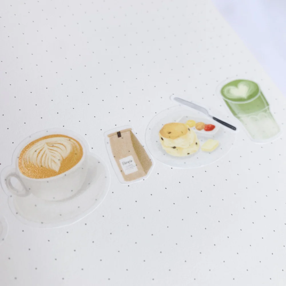 Cosy Teatime Washi Paper Sticker Set - Image 10