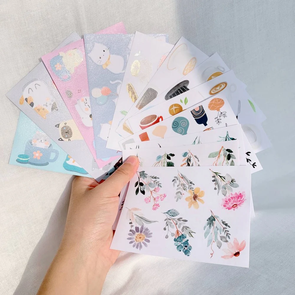 Cosy Teatime Washi Paper Sticker Set - Image 12