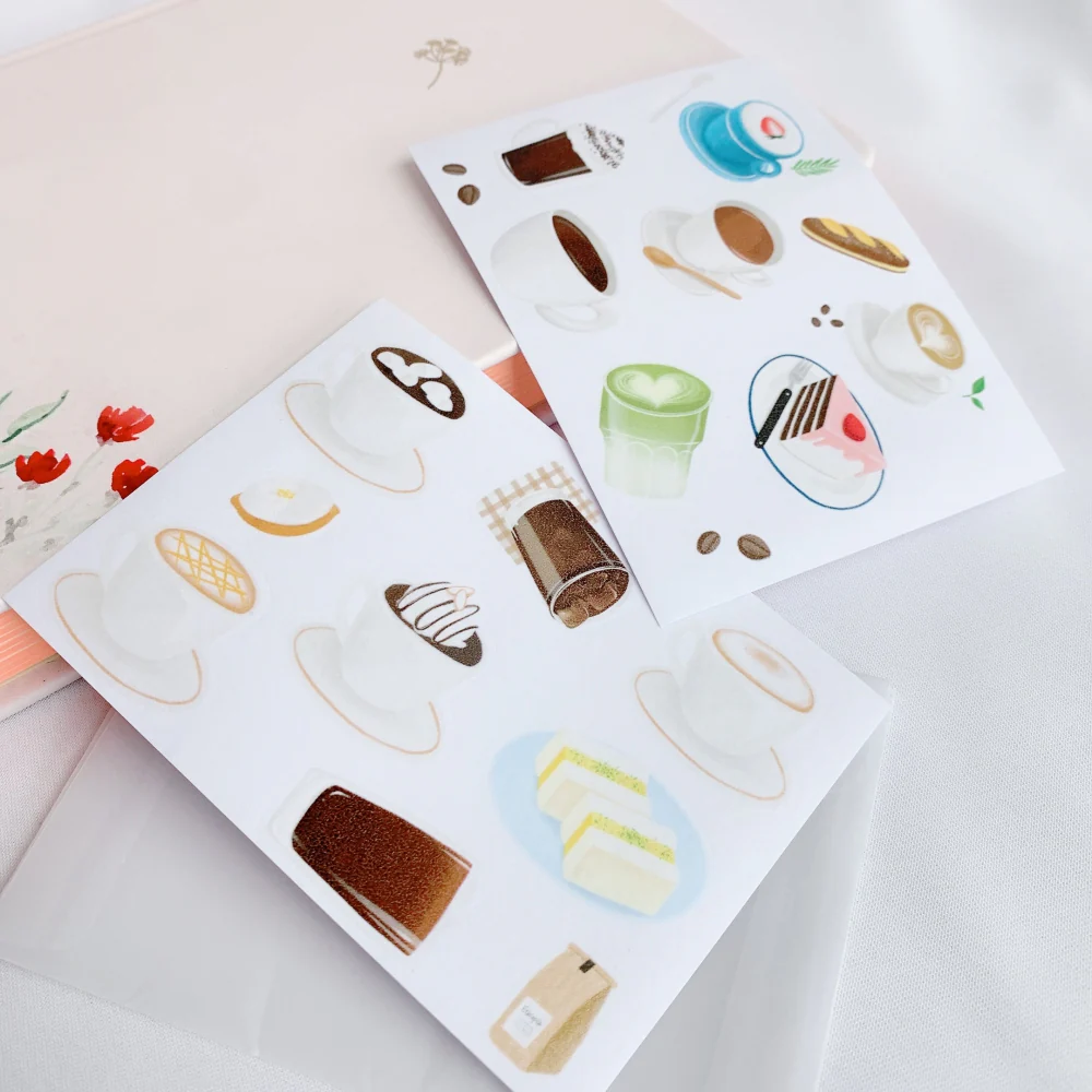 Cosy Teatime Washi Paper Sticker Set - Image 3