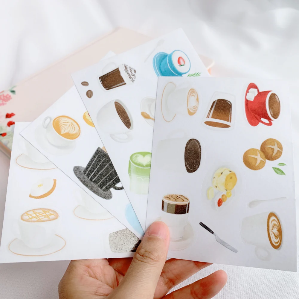 Cosy Teatime Washi Paper Sticker Set - Image 4