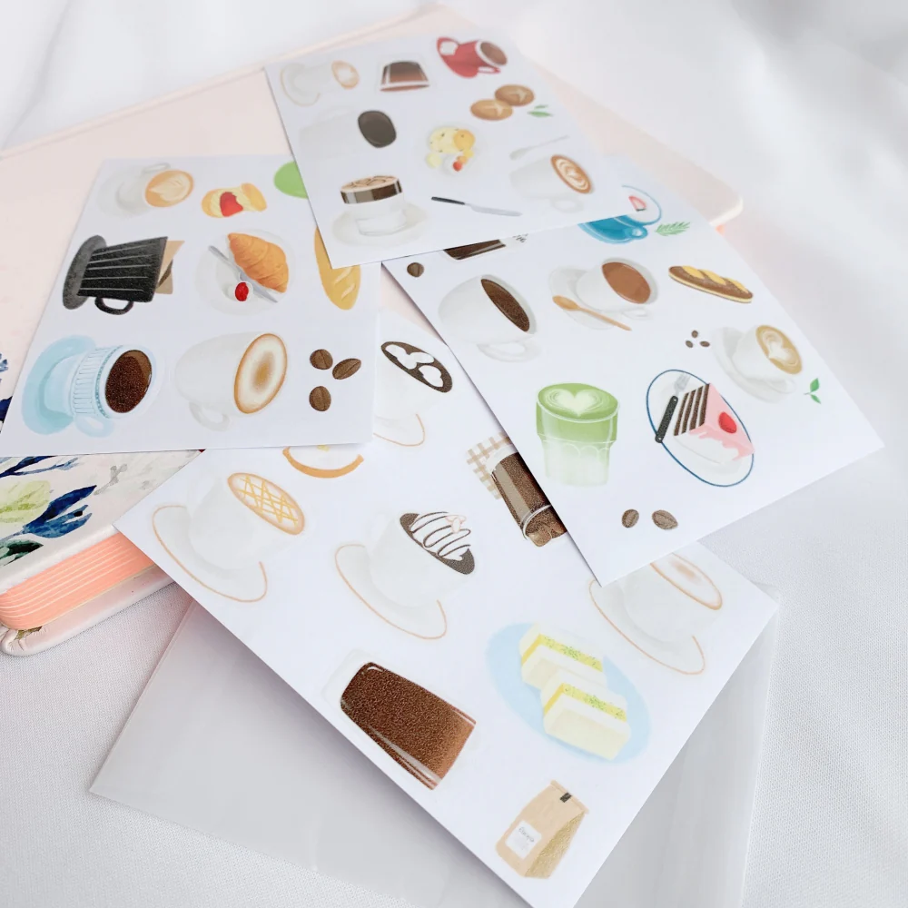 Cosy Teatime Washi Paper Sticker Set - Image 5