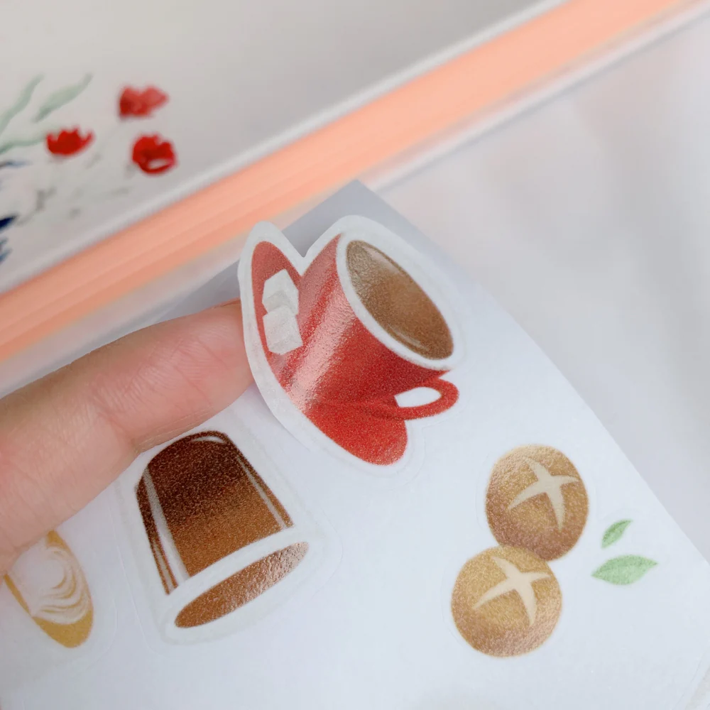 Cosy Teatime Washi Paper Sticker Set - Image 6