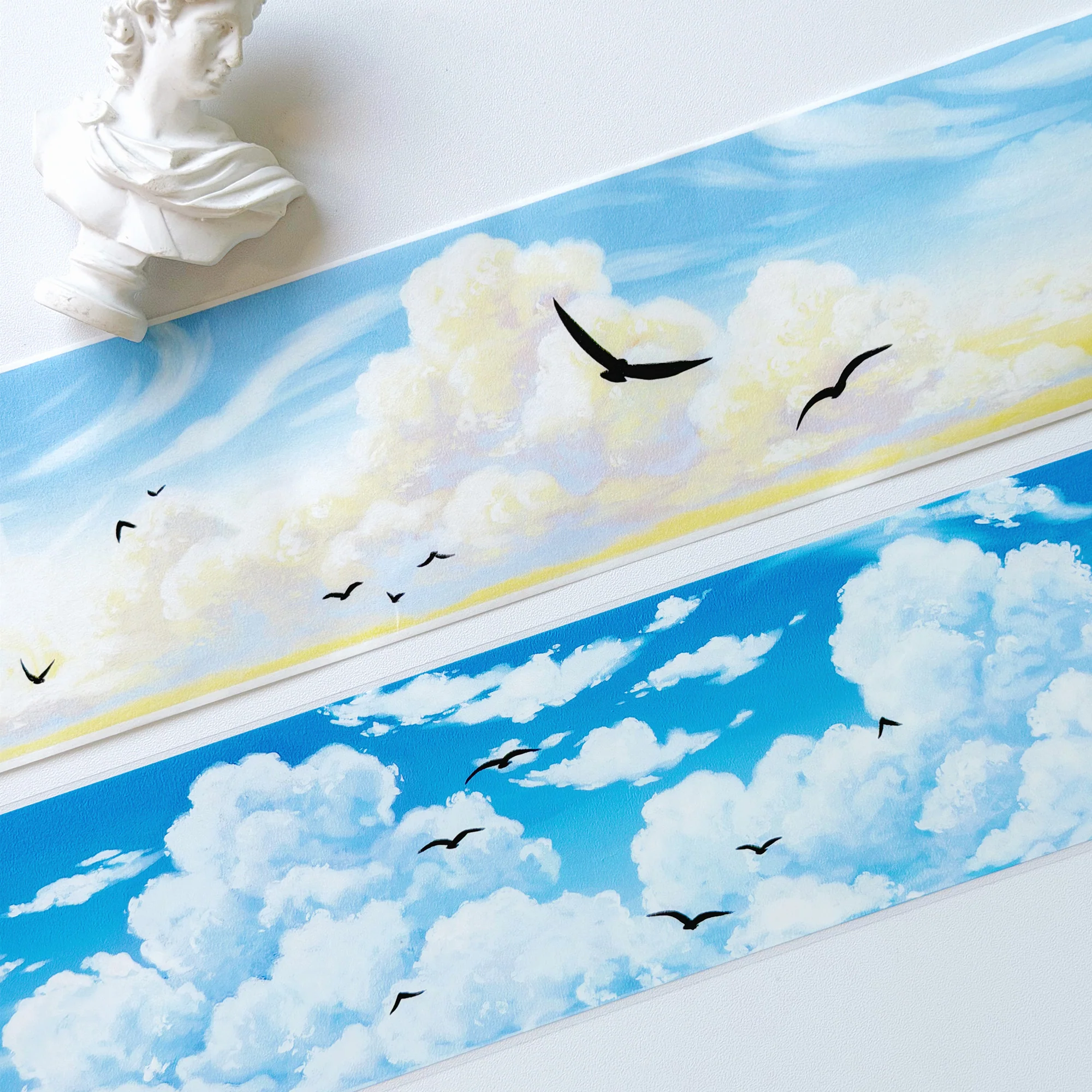 Country Azure Wide Washi/PET Tape - Image 3