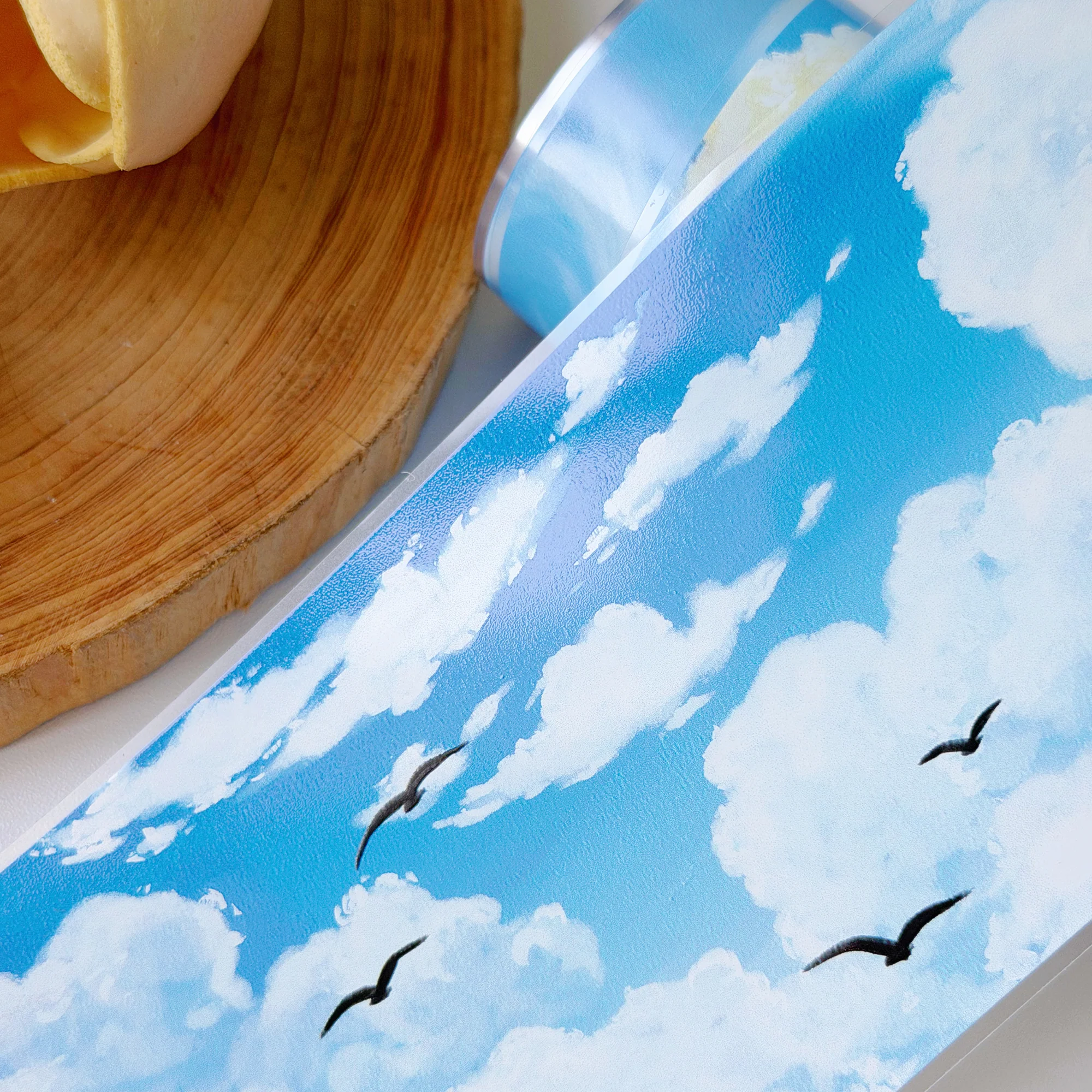 Country Azure Wide Washi/PET Tape - Image 8