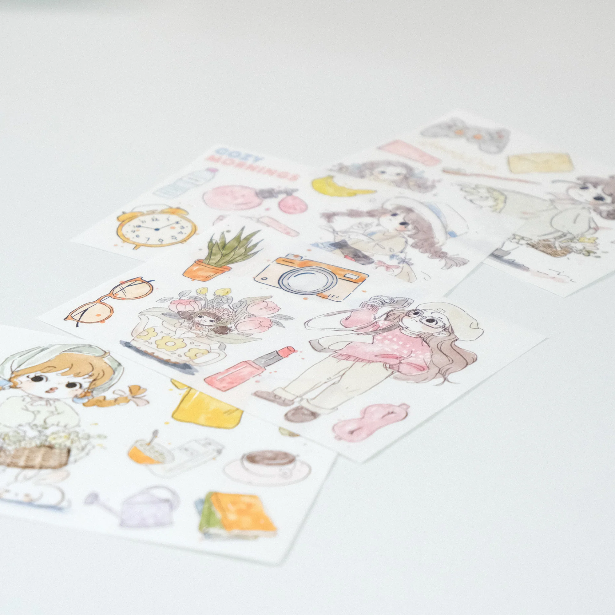 Cozy Mornings Washi Paper Sticker Set - Image 4