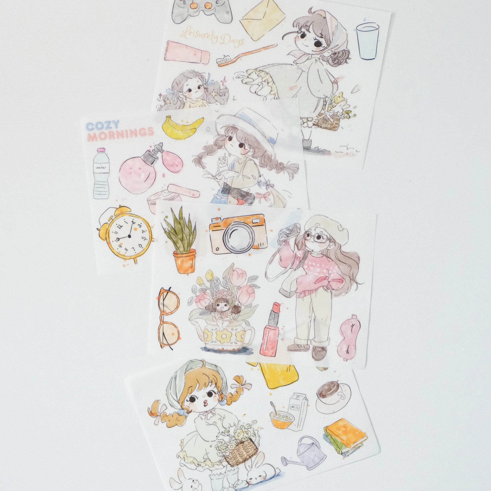 Cozy Mornings Washi Paper Sticker Set - Image 5