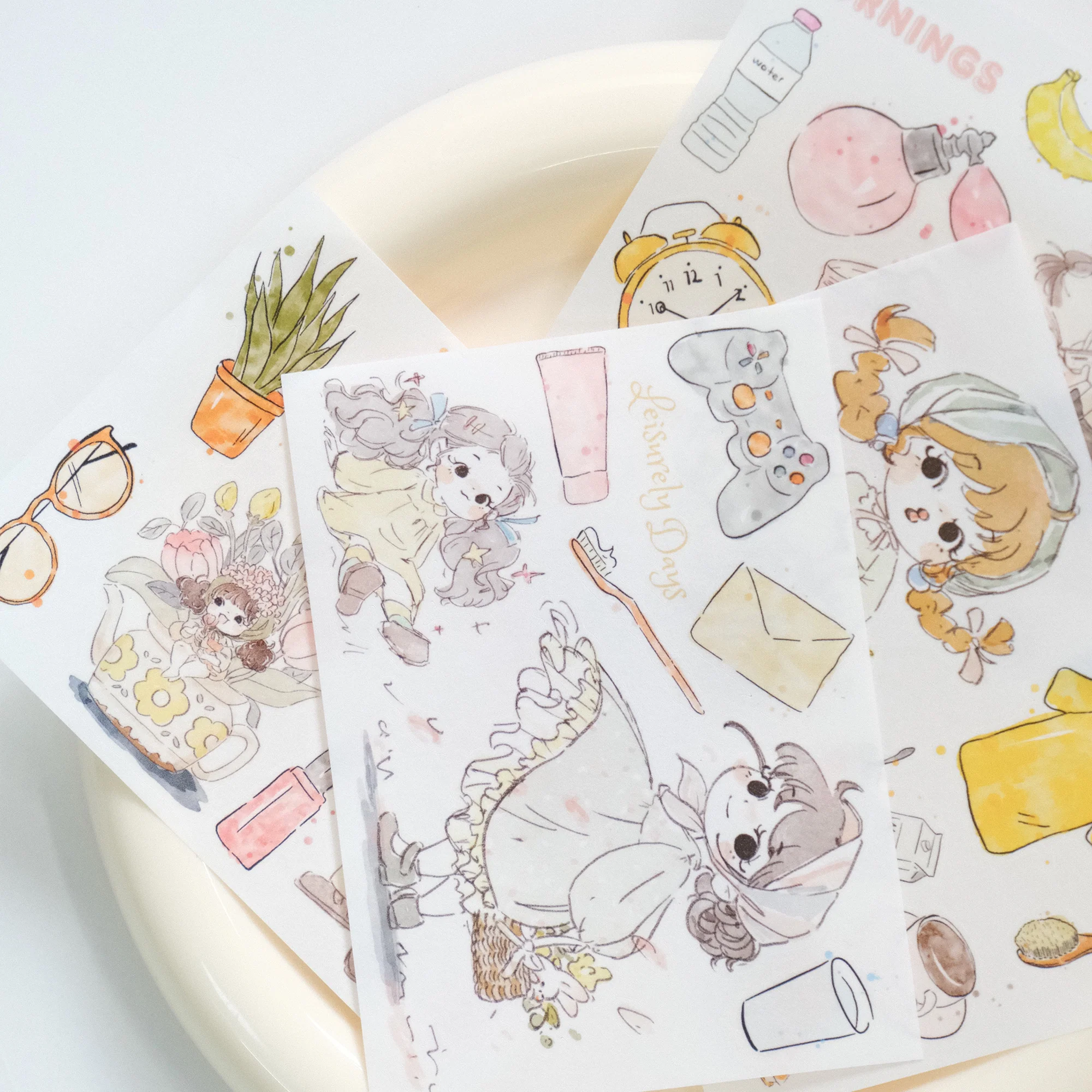 Cozy Mornings Washi Paper Sticker Set - Image 6