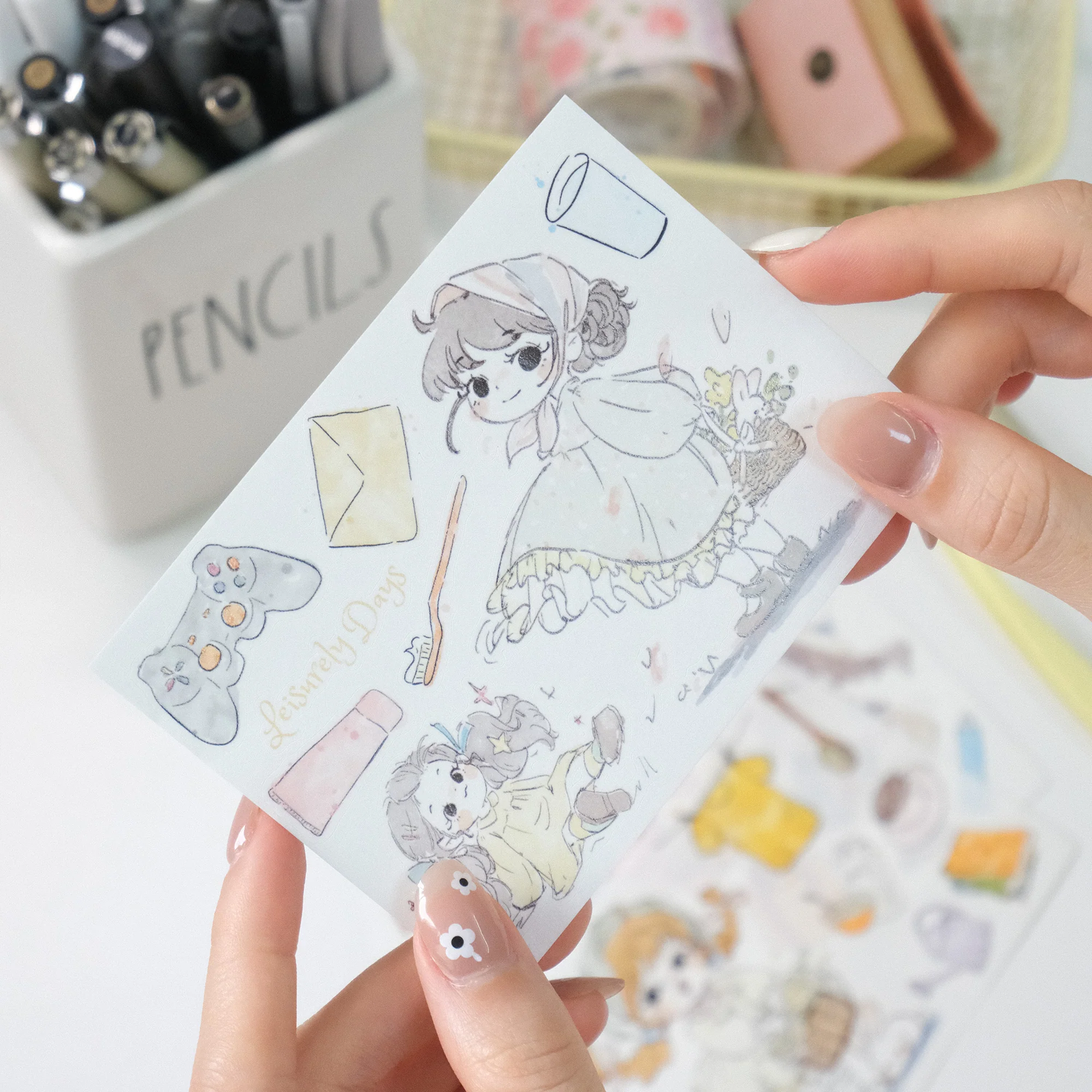 Cozy Mornings Washi Paper Sticker Set - Image 7