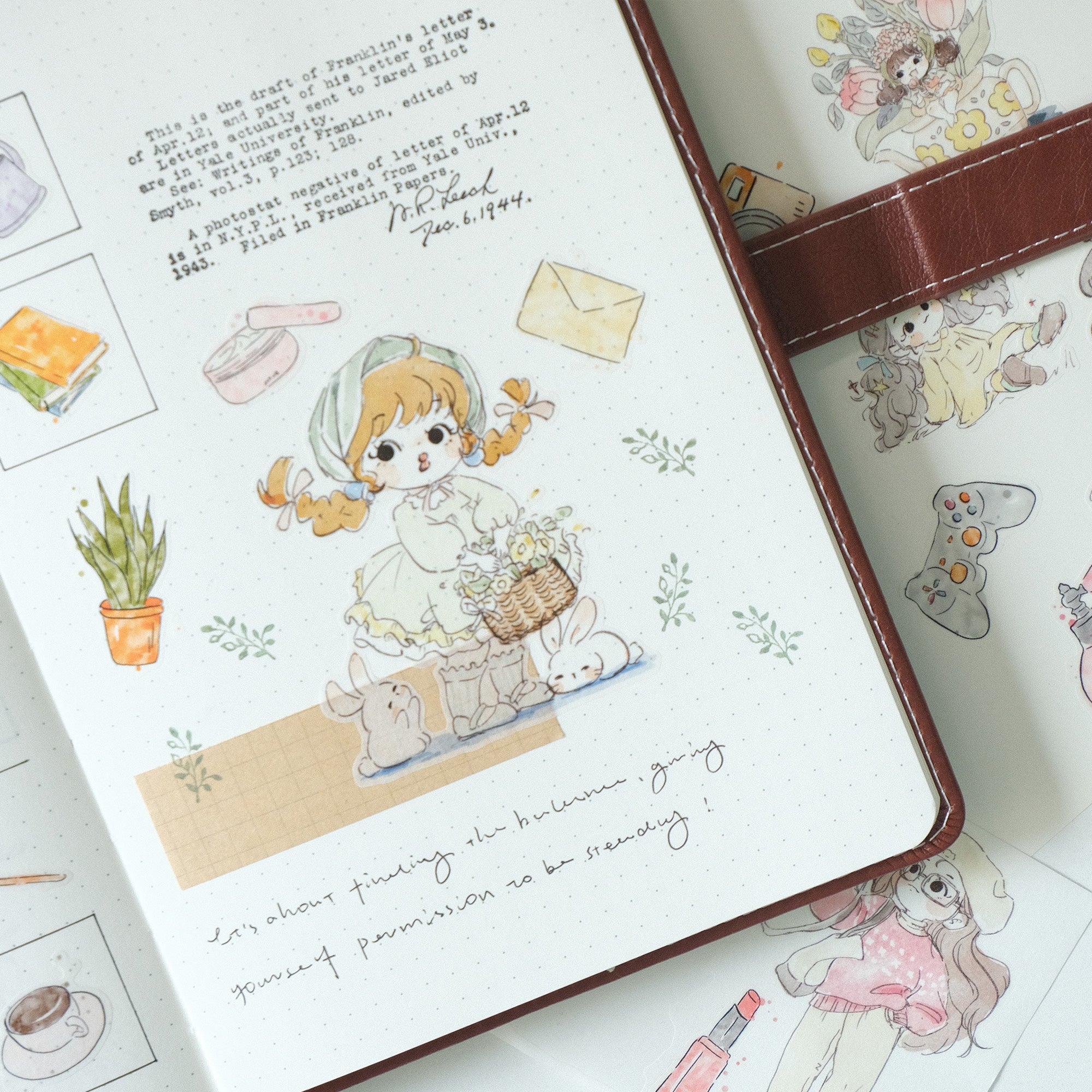 Cozy Mornings Washi Paper Sticker Set - Image 9