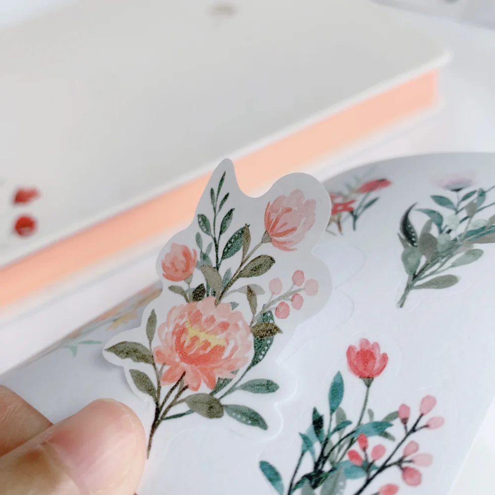 Floral Charm Washi Paper Sticker Set - Image 5
