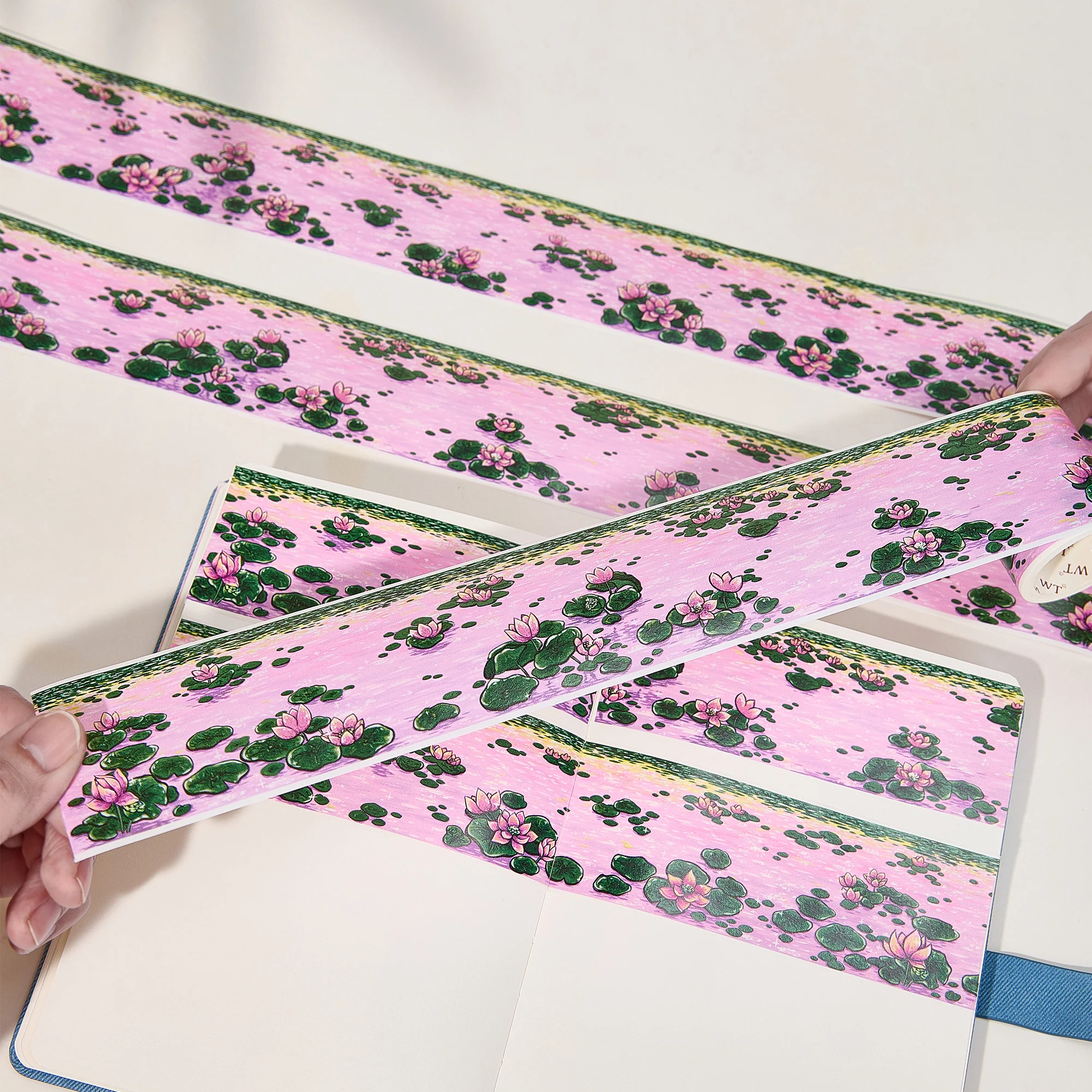 Lotus Silhouette Wide Washi Tape - Image 2