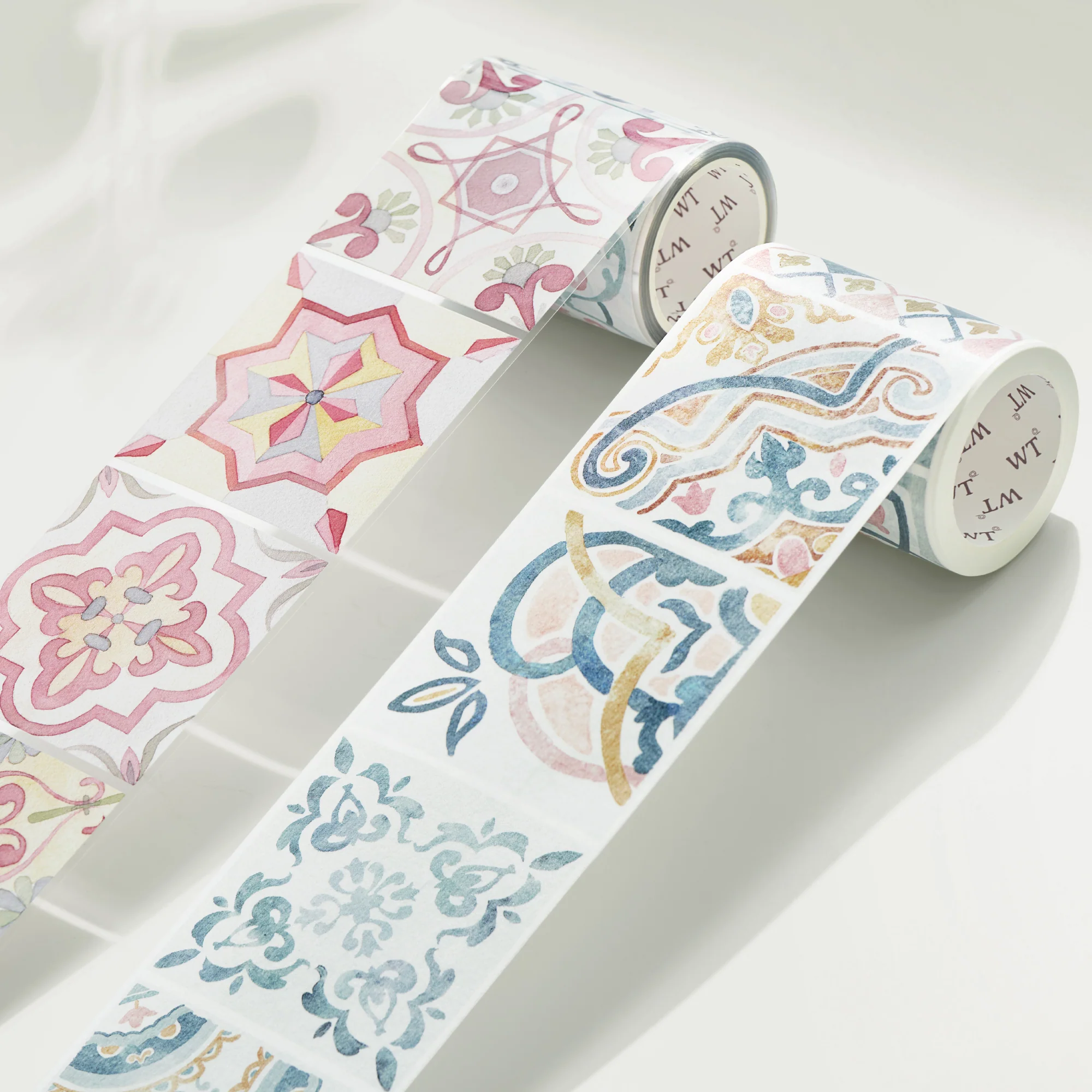 Mediterranean Tiles Wide Washi/PET Tape - Image 3
