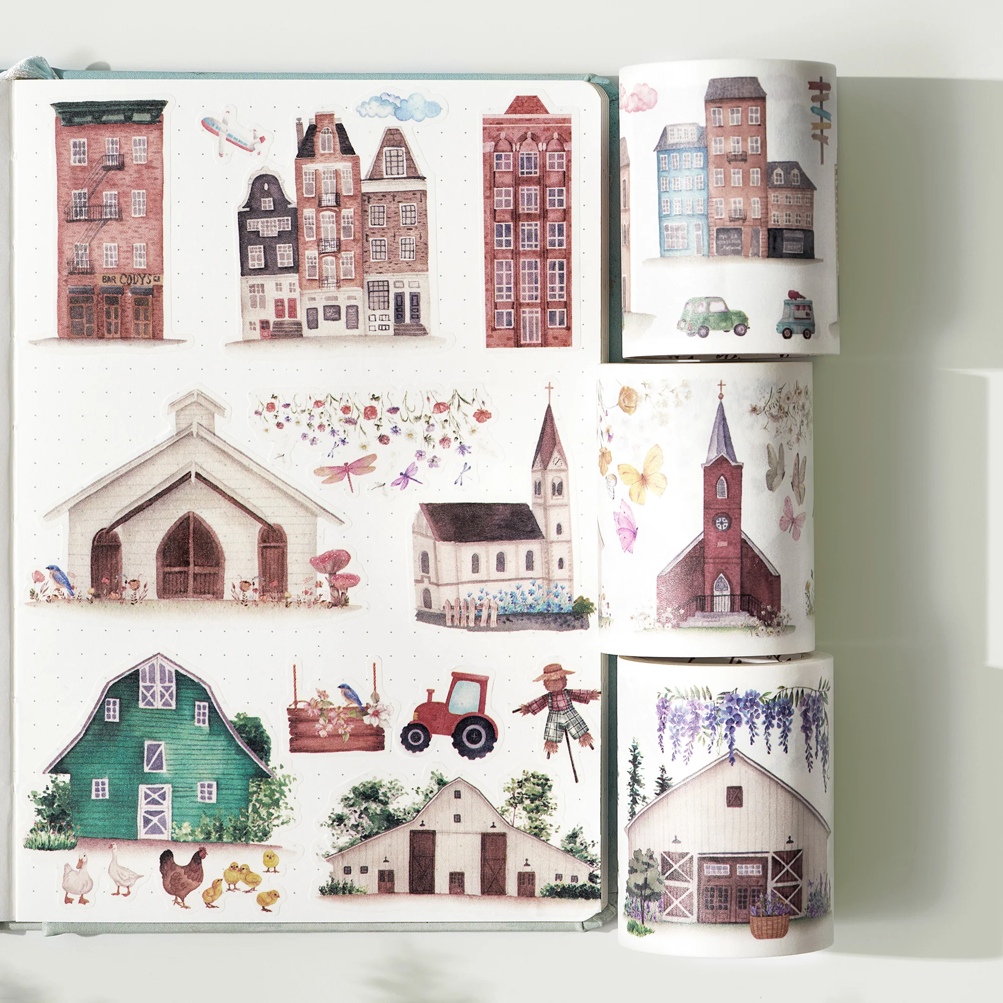 Metro & Meadow Washi Tape Sticker Set - Image 2