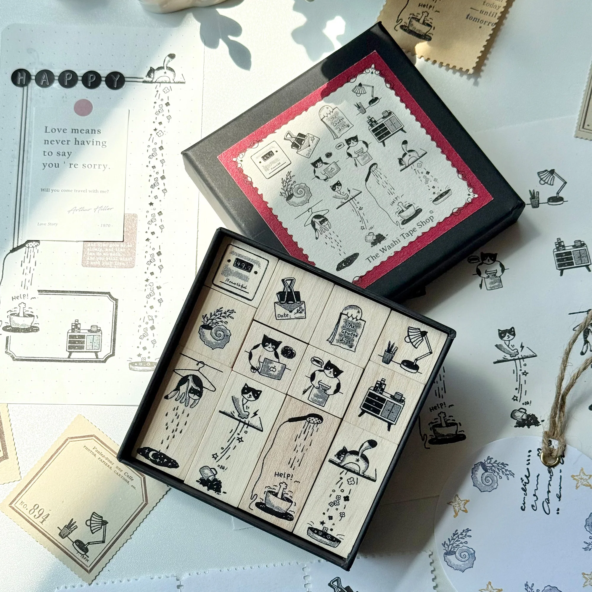 Mischievous Cat Stamp Set - Image 10