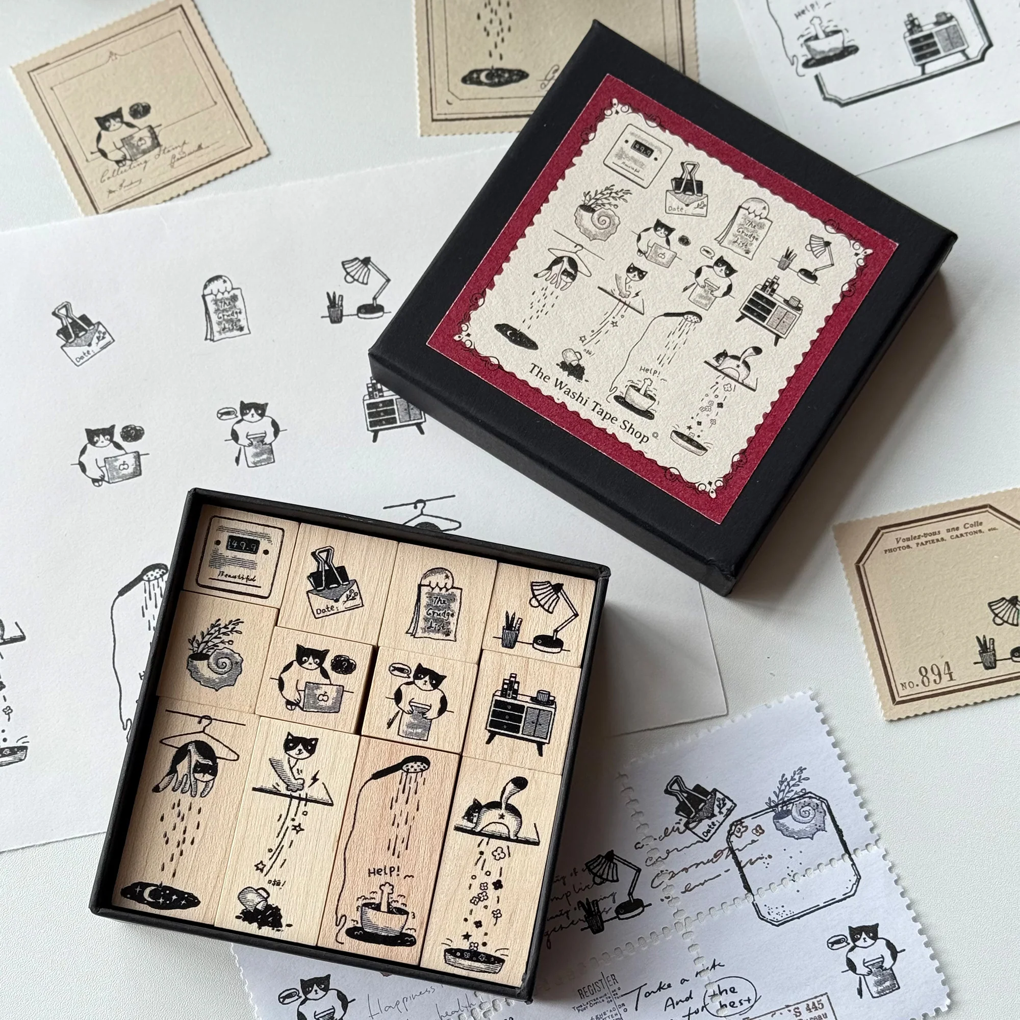 Mischievous Cat Stamp Set - Image 11