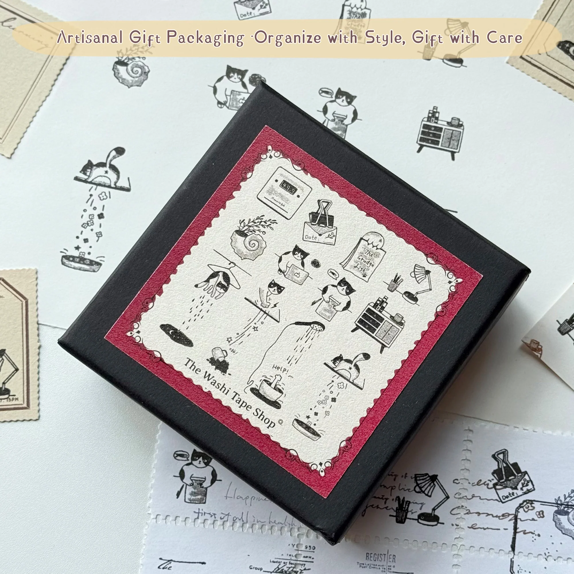 Mischievous Cat Stamp Set - Image 5