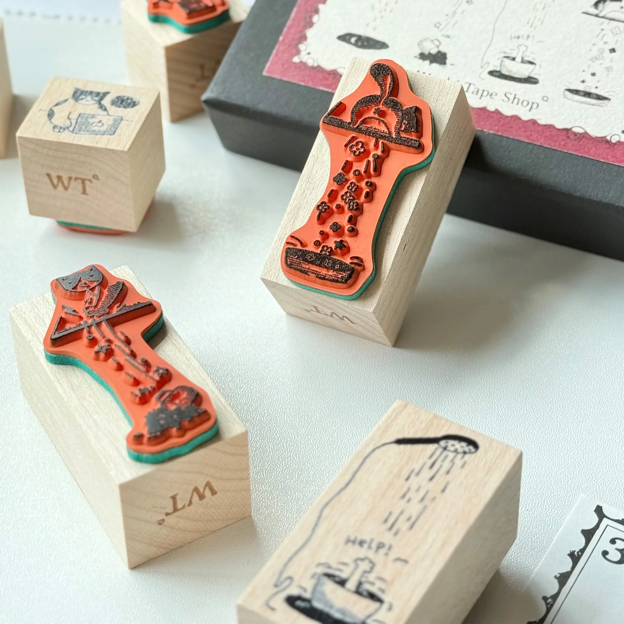 Mischievous Cat Stamp Set - Image 8