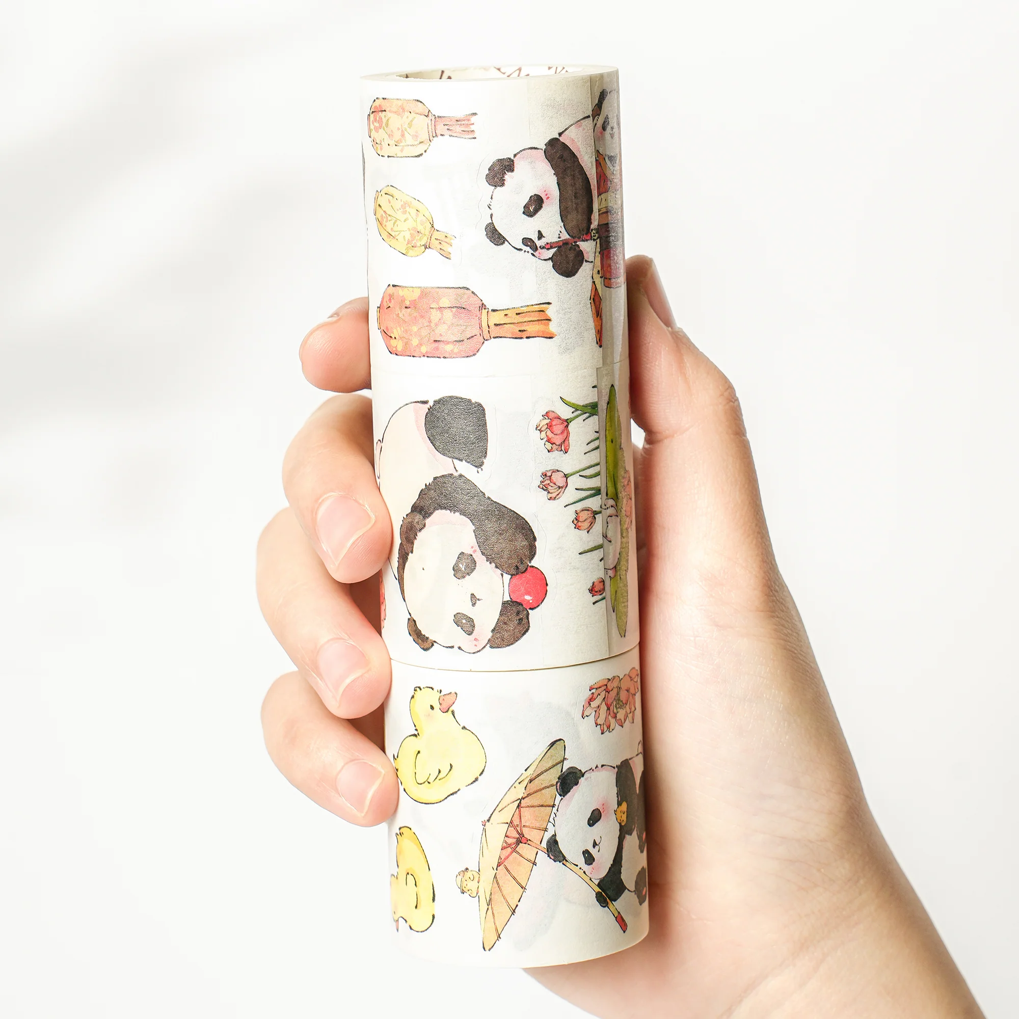 Panda Pilgrimage Washi Tape Sticker Set - Image 5