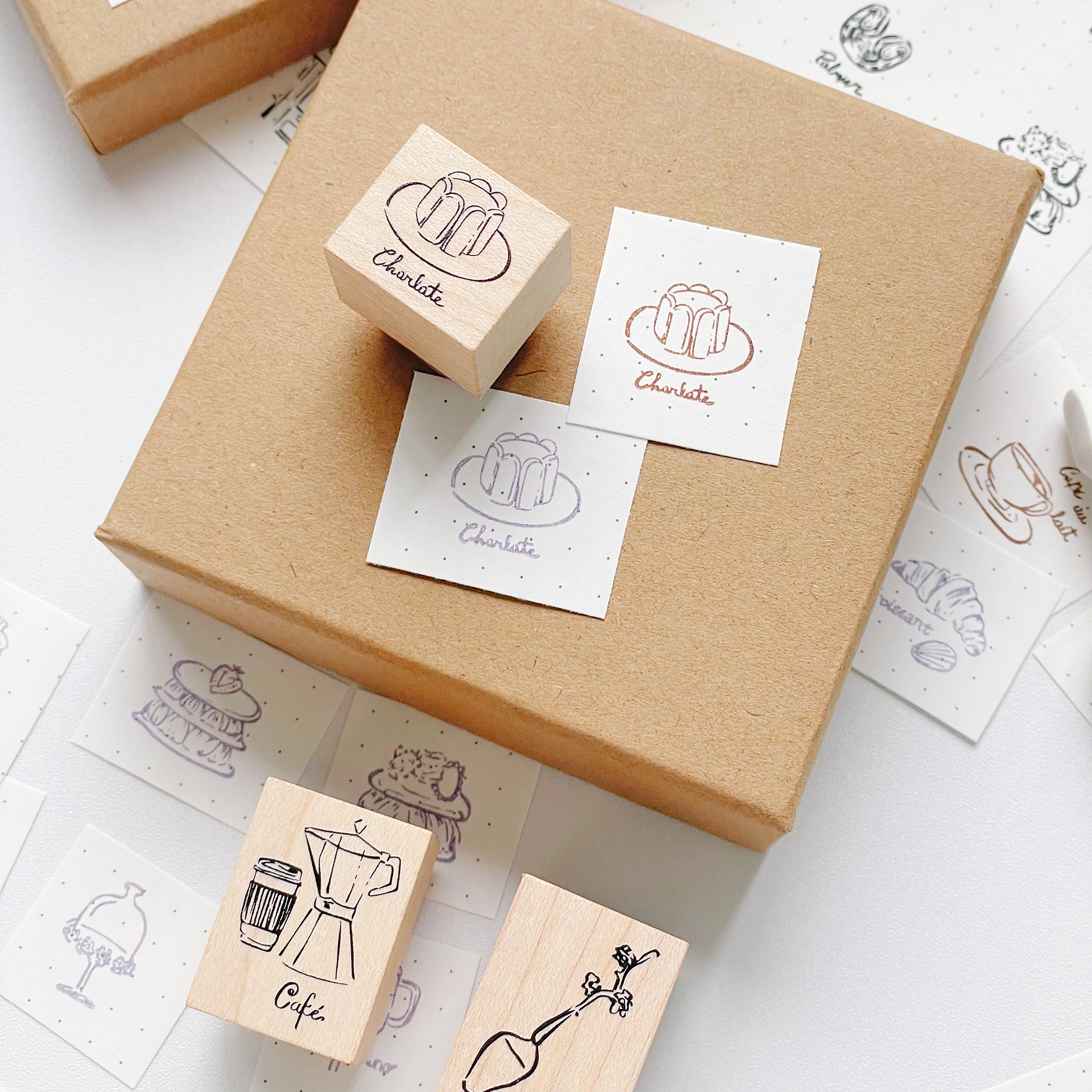 Parisian Café Stamp Set - Image 11