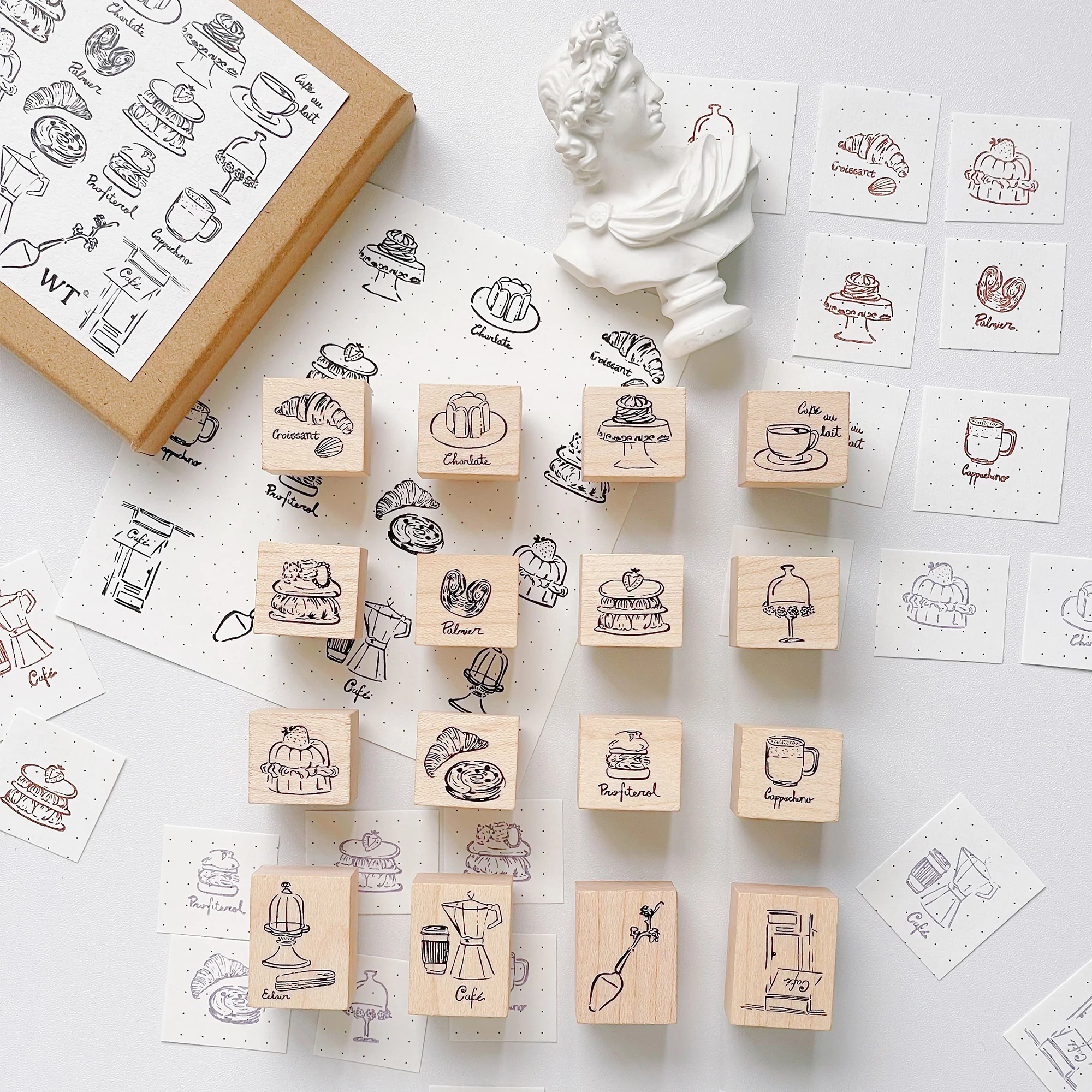 Parisian Café Stamp Set - Image 12
