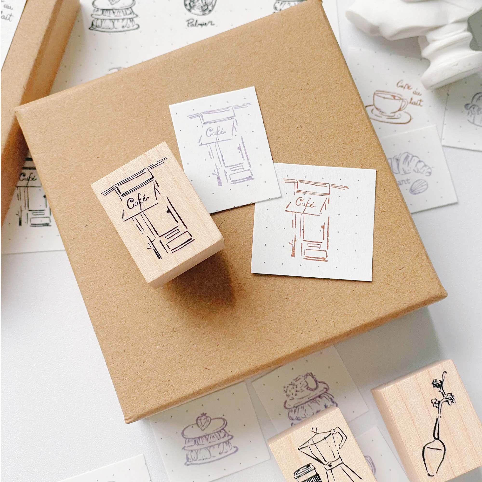 Parisian Café Stamp Set - Image 13