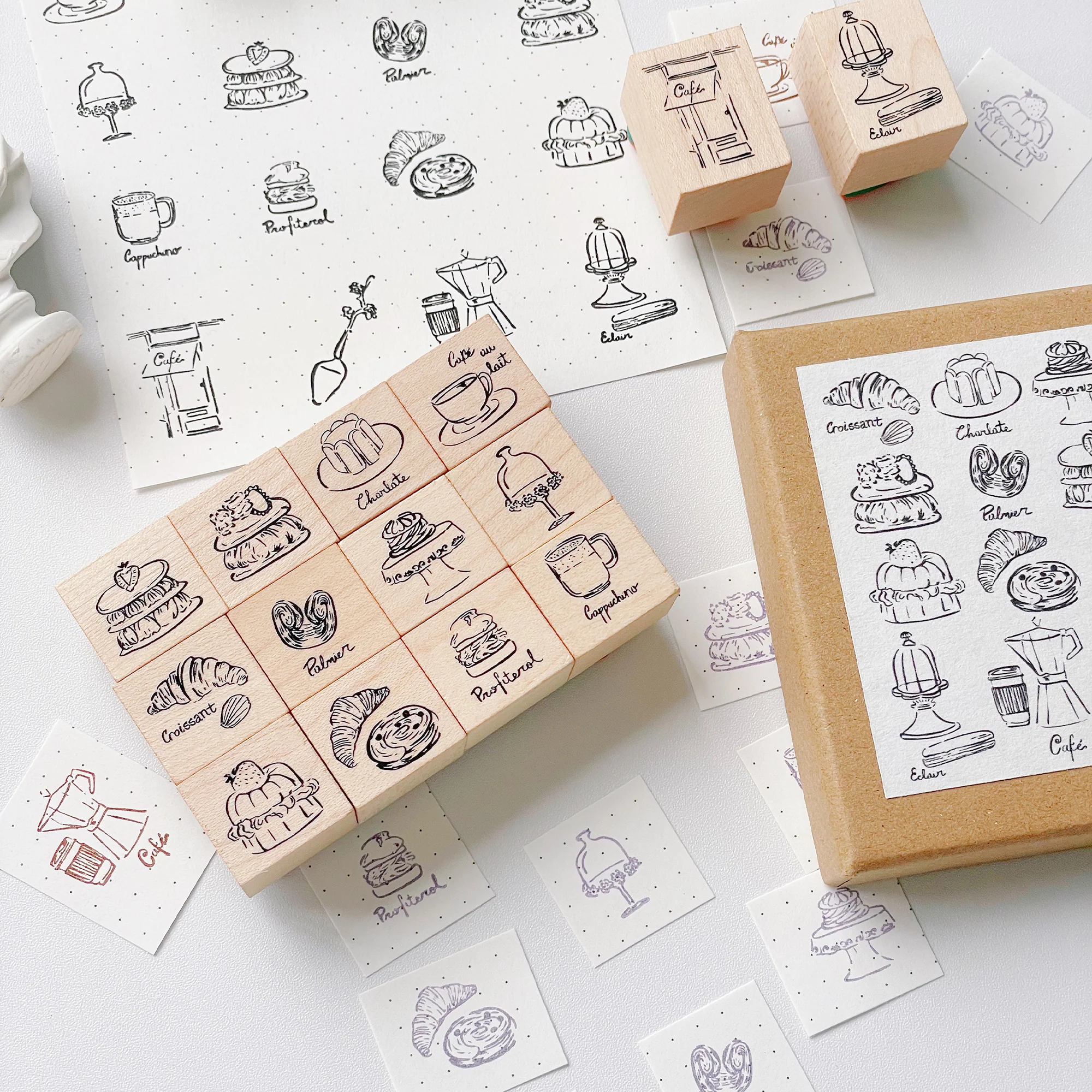 Parisian Café Stamp Set - Image 14