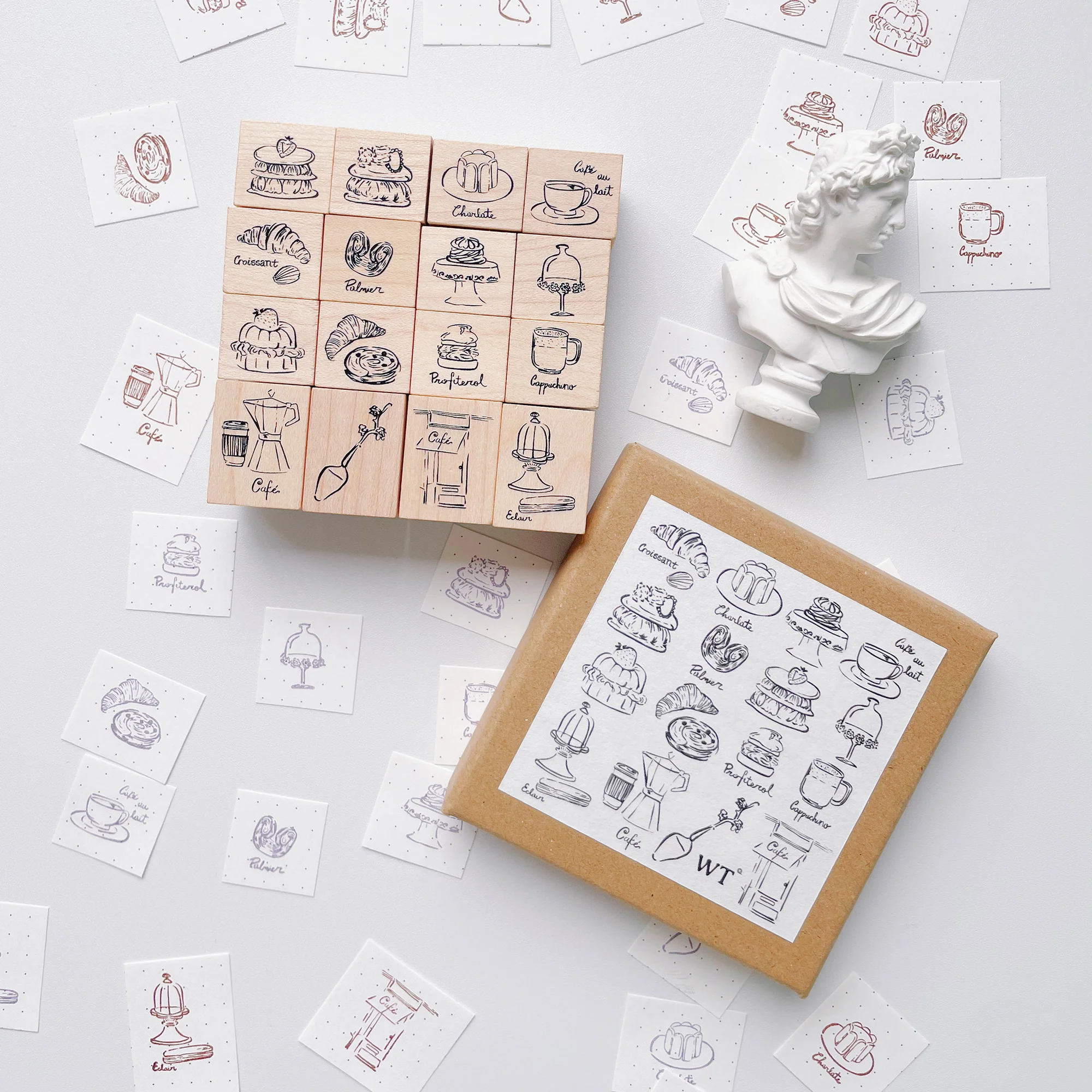 Parisian Café Stamp Set - Image 15