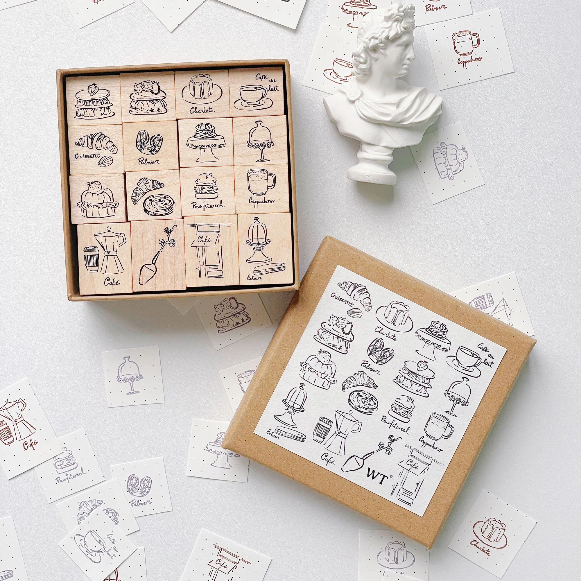 Parisian Café Stamp Set - Image 3