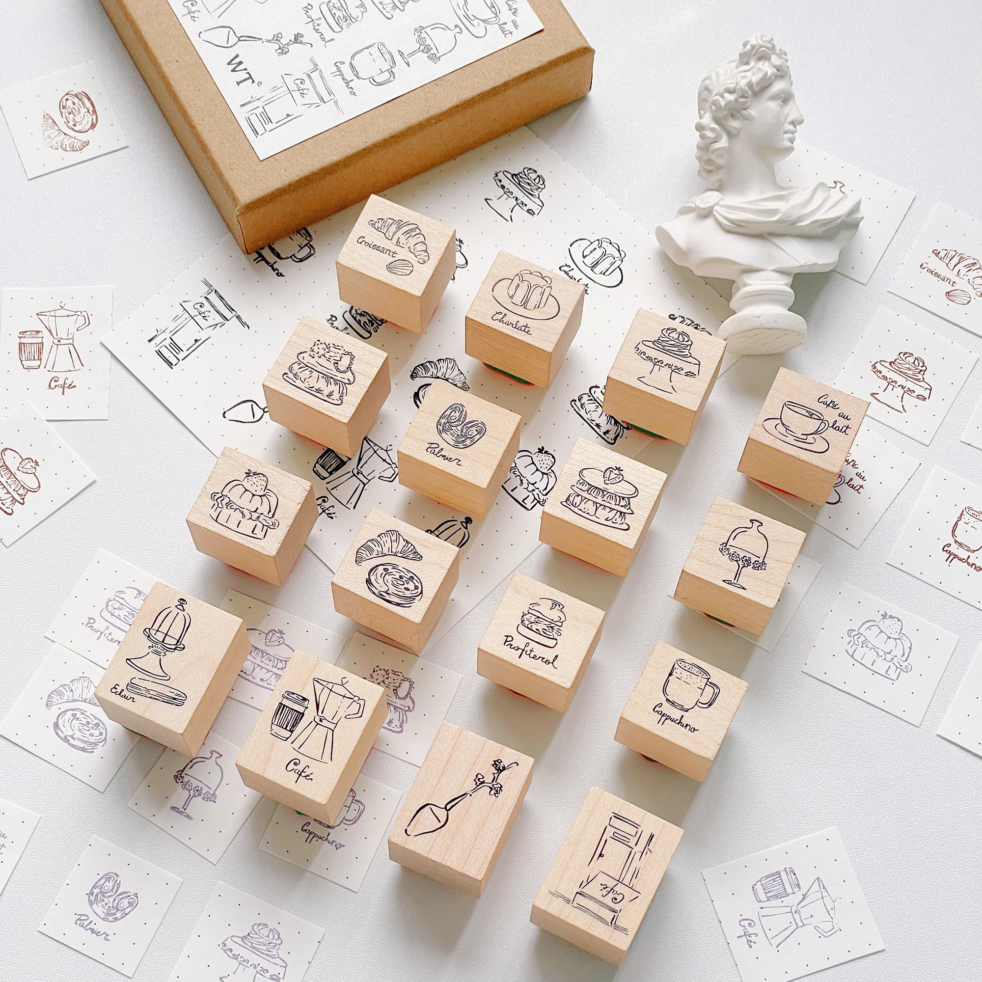 Parisian Café Stamp Set - Image 5